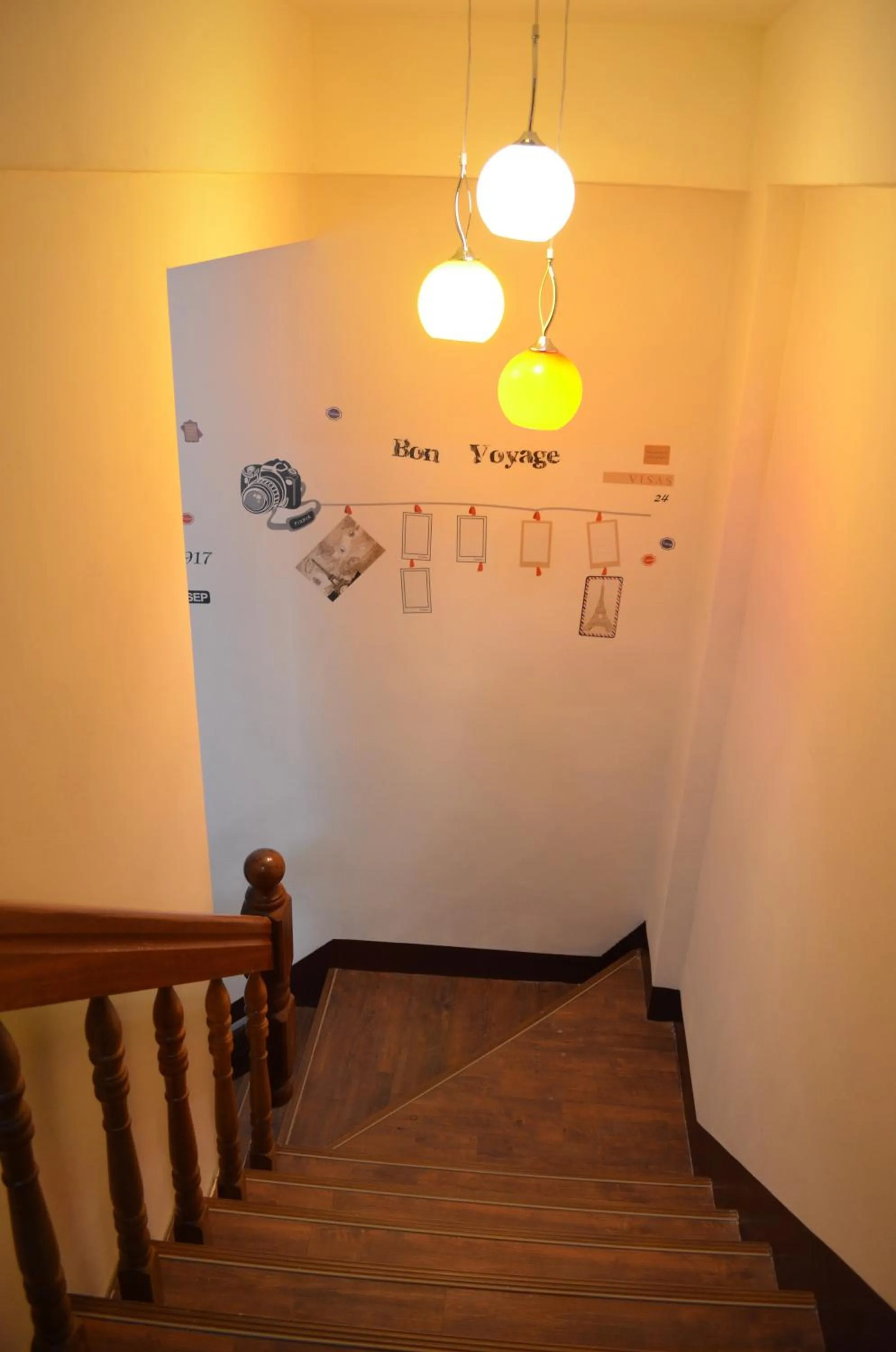 Decorative detail in Hualien HOLO Hostel