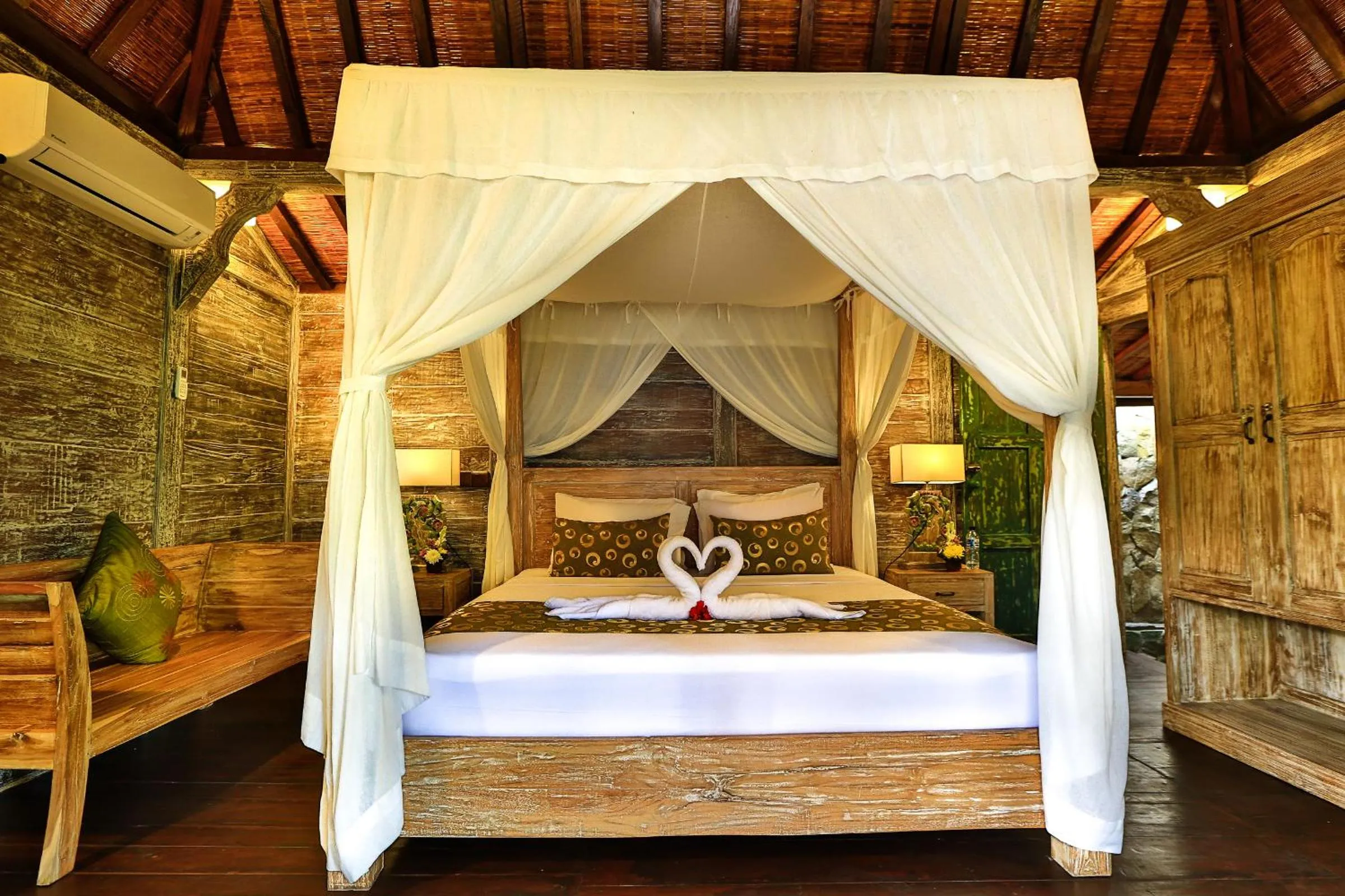 Bed in Villa Nini