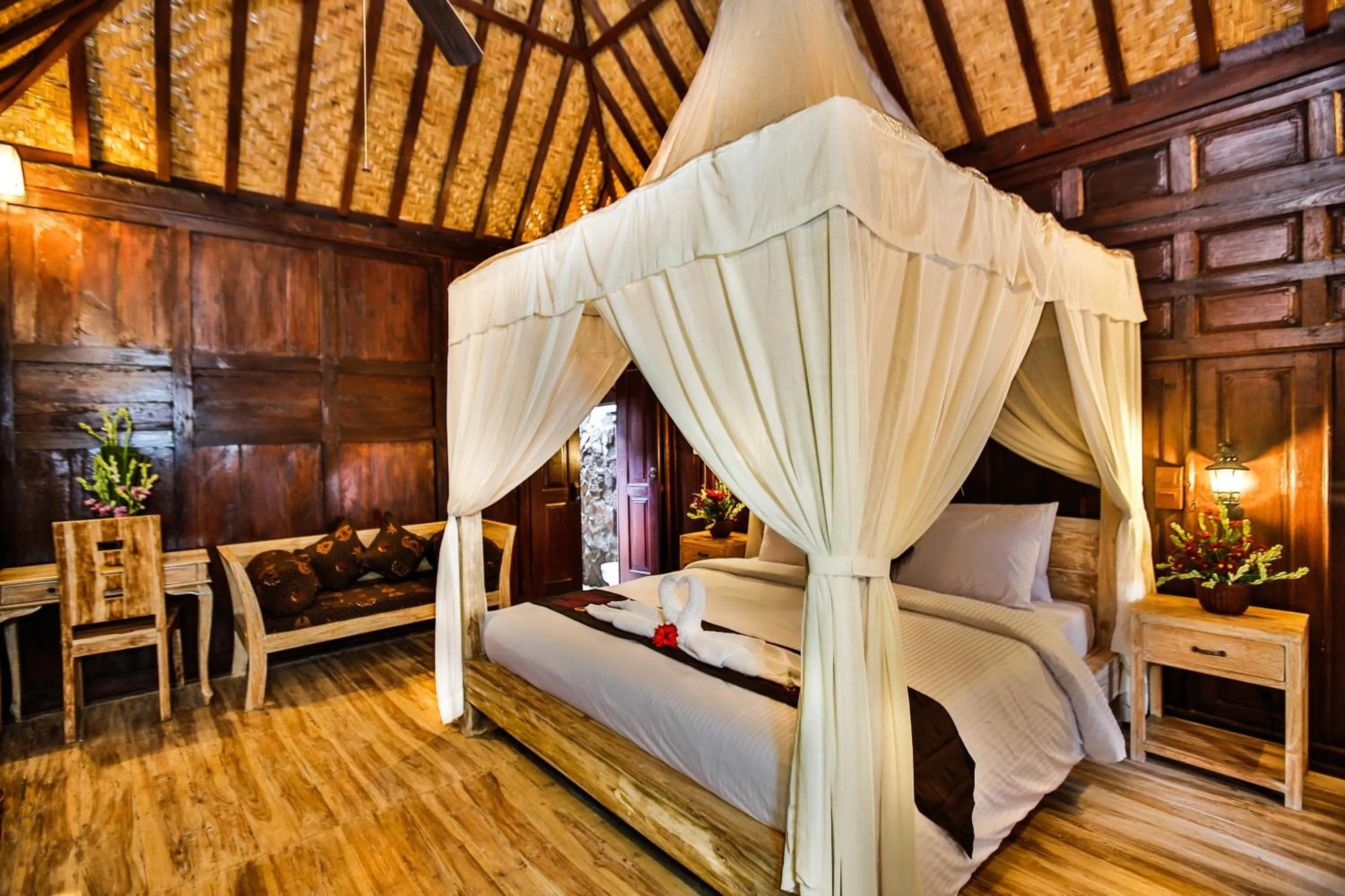 Bed in Villa Nini