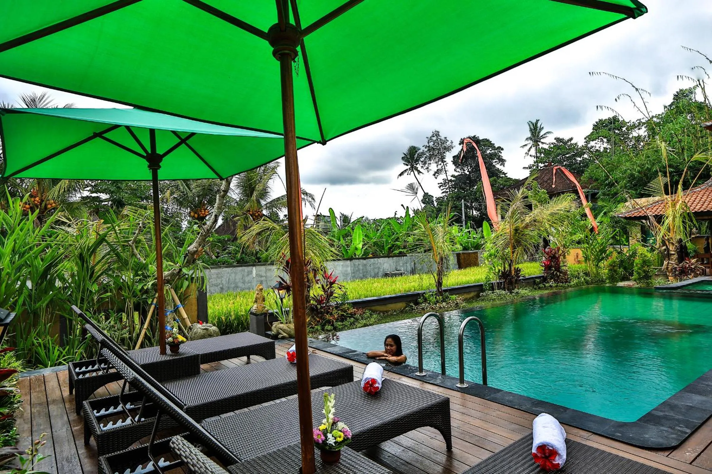Swimming pool in Villa Nini