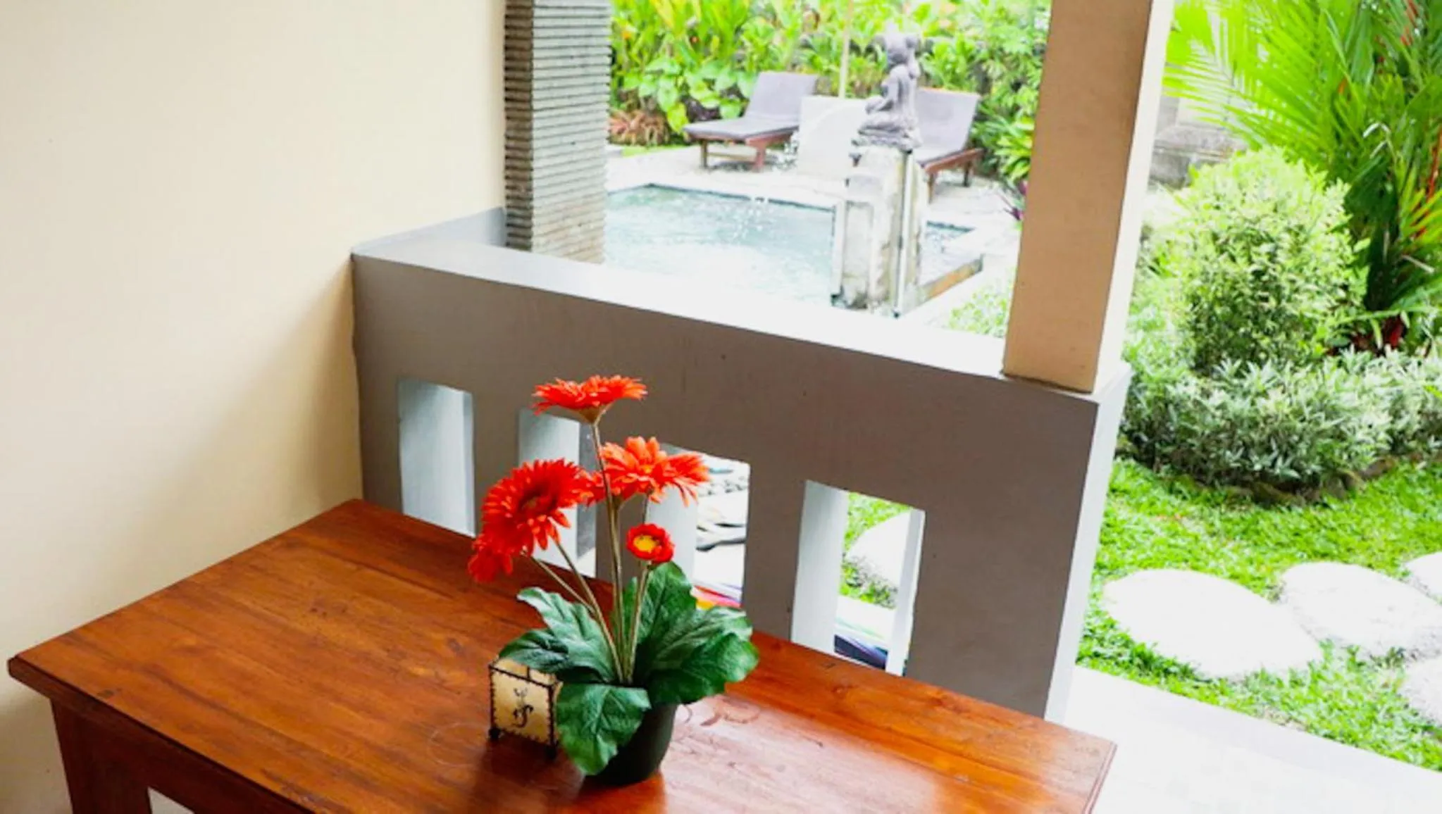 Dining area in Villa JJ and Spa Ubud