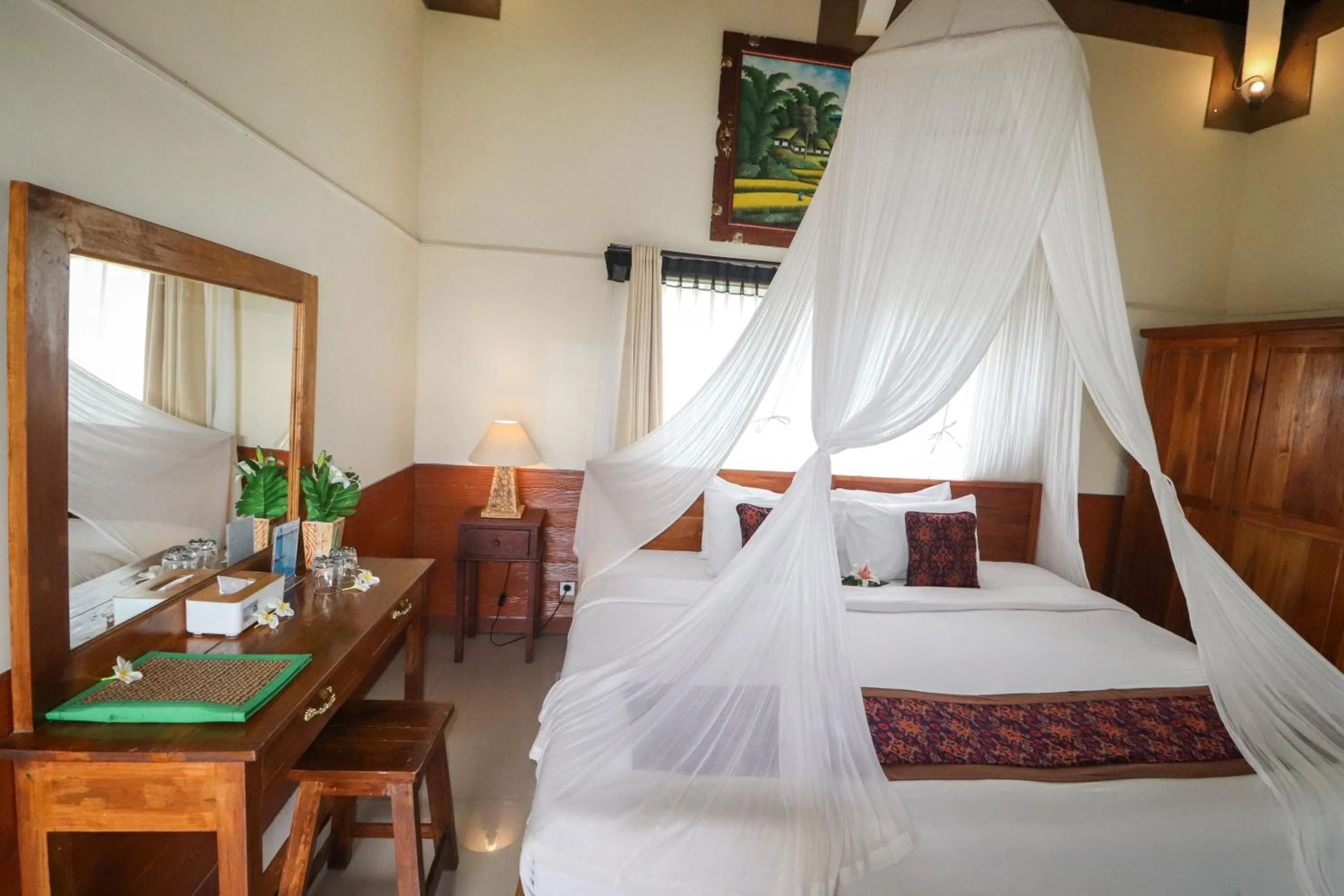 Bed in Villa JJ and Spa Ubud