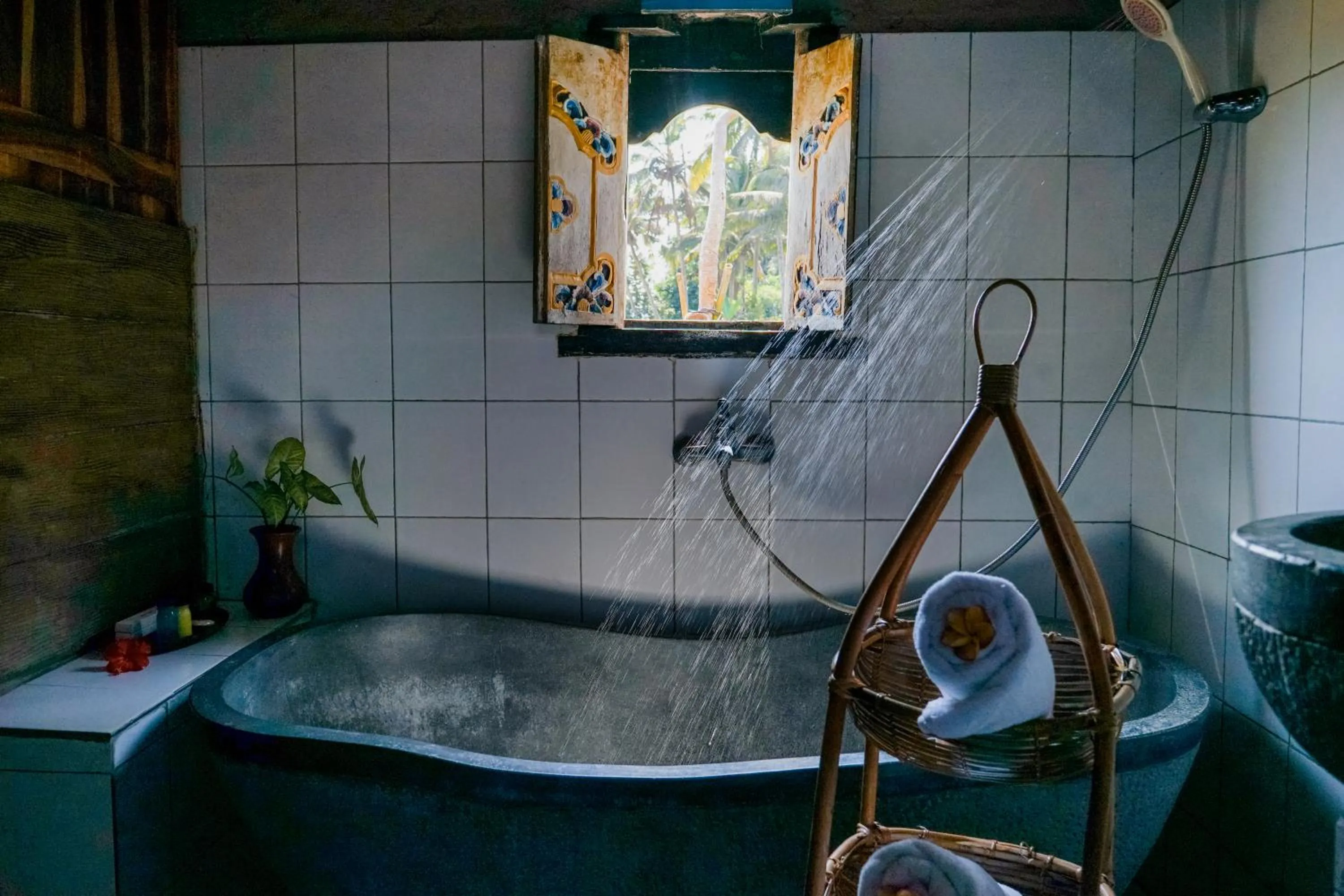 Bathroom in Villa JJ and Spa Ubud