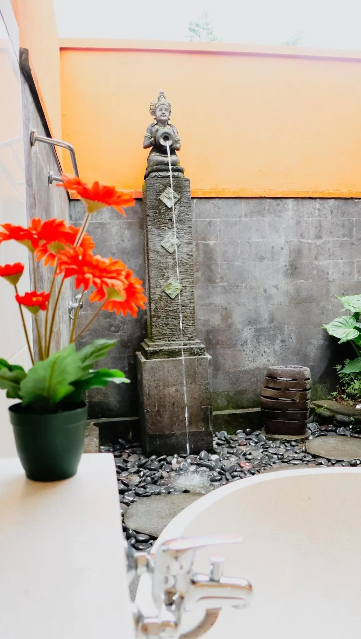 Shower in Villa JJ and Spa Ubud