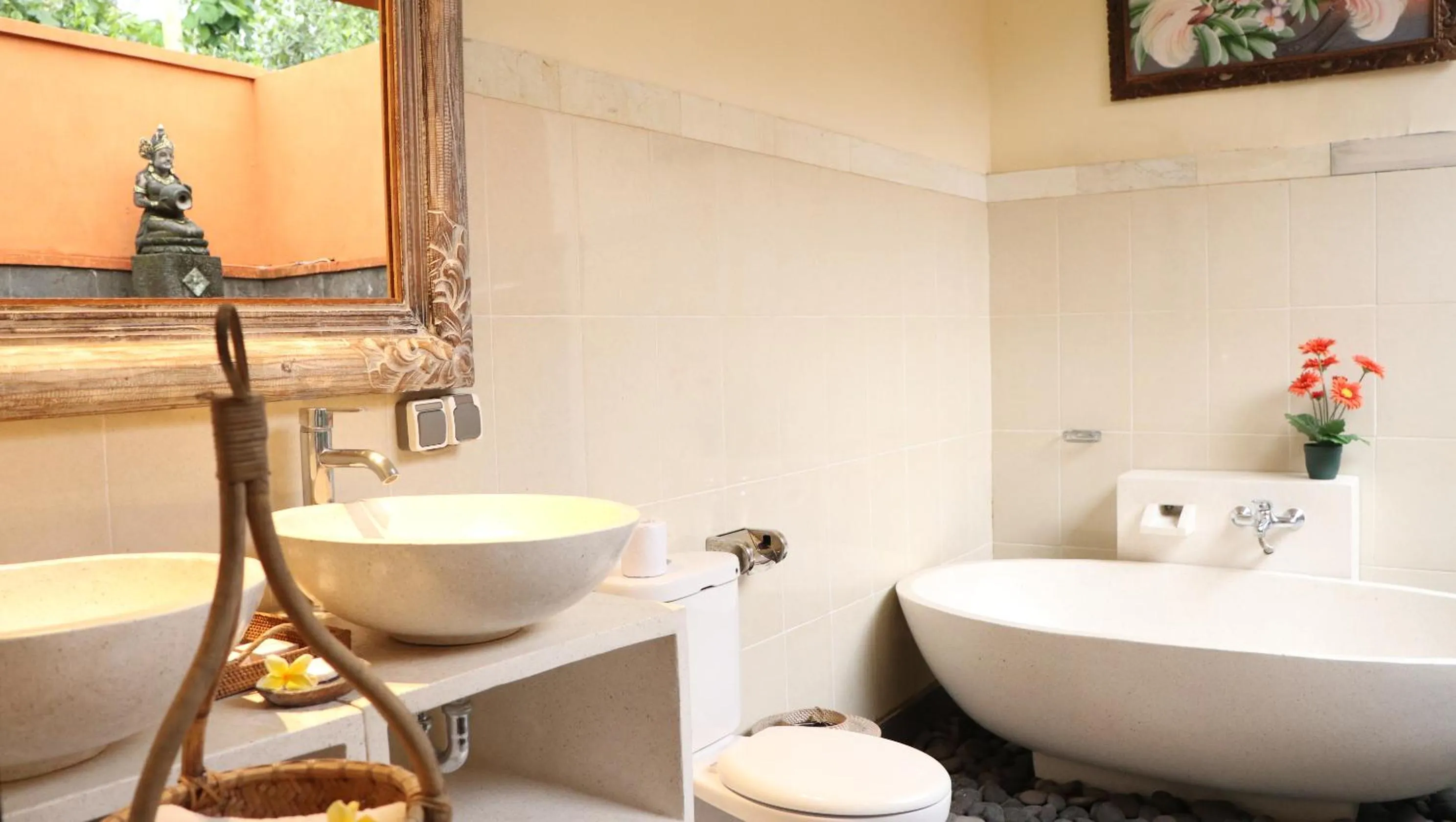 Bathroom in Villa JJ and Spa Ubud