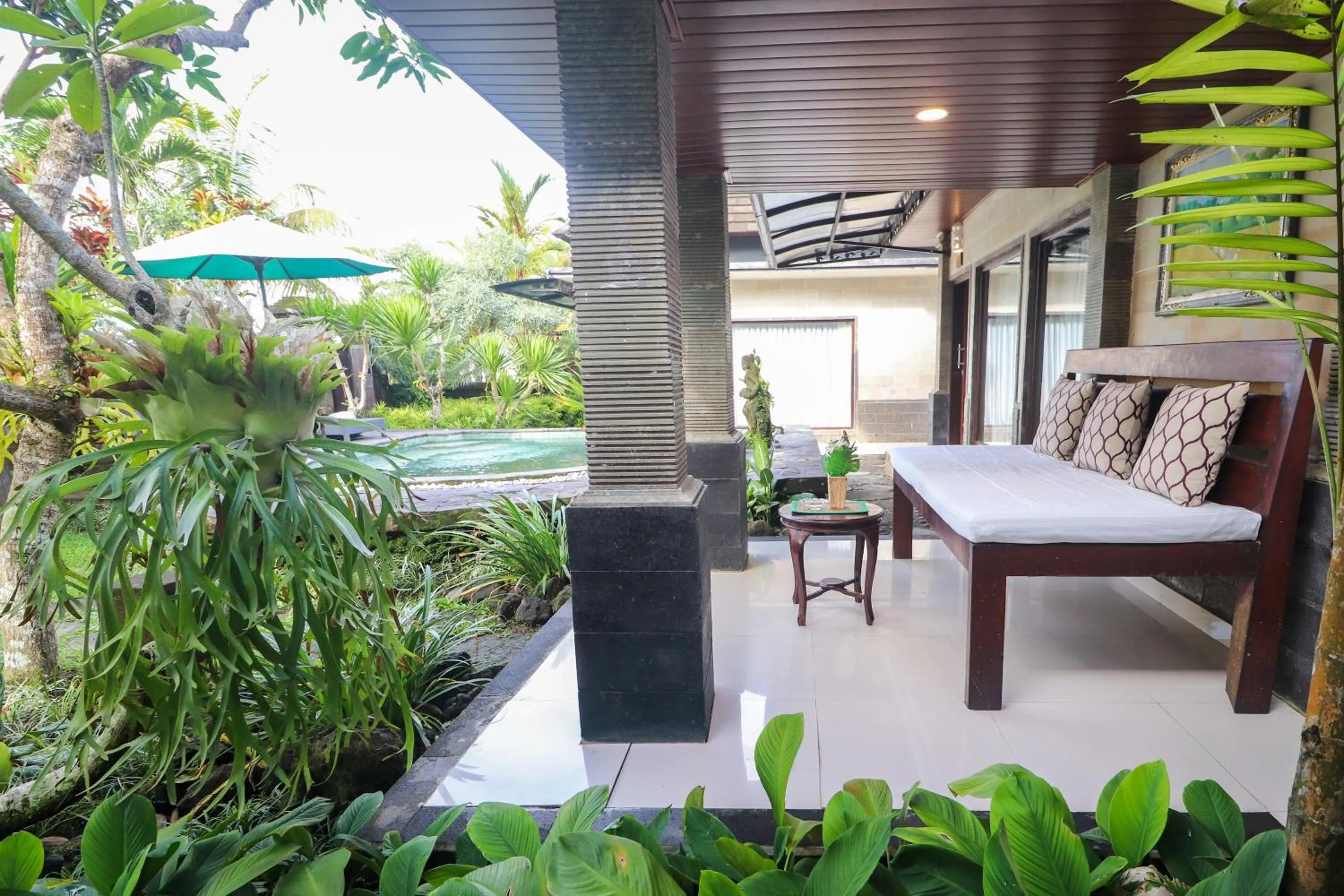 Patio in Villa JJ and Spa Ubud