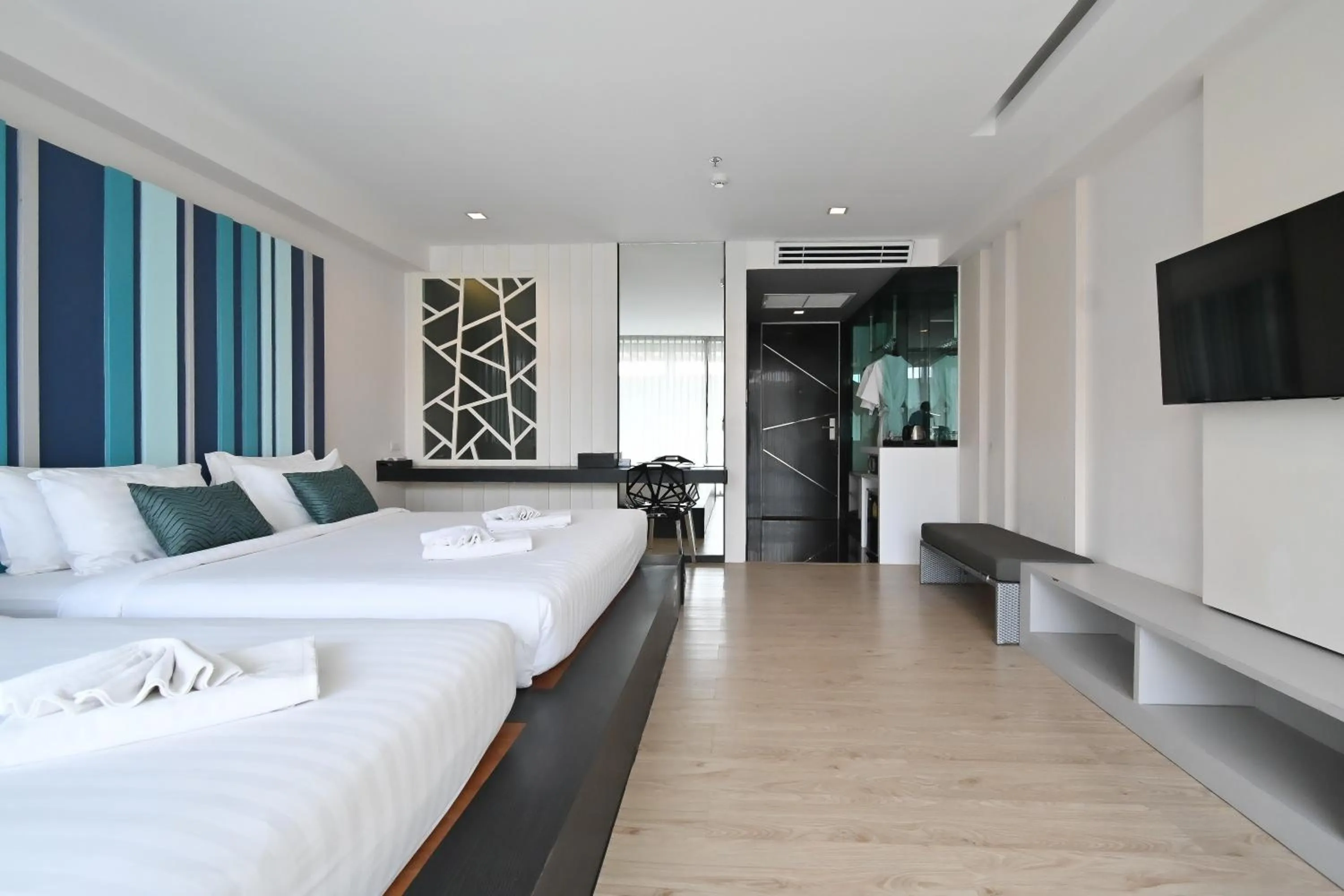 Bedroom, Bed in @T Boutique Hotel