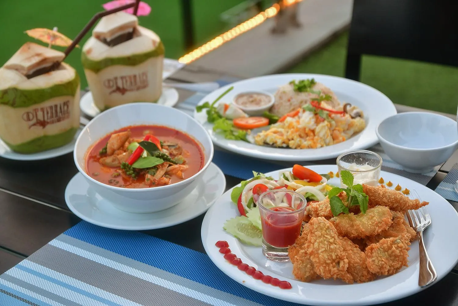 Food and drinks in @T Boutique Hotel