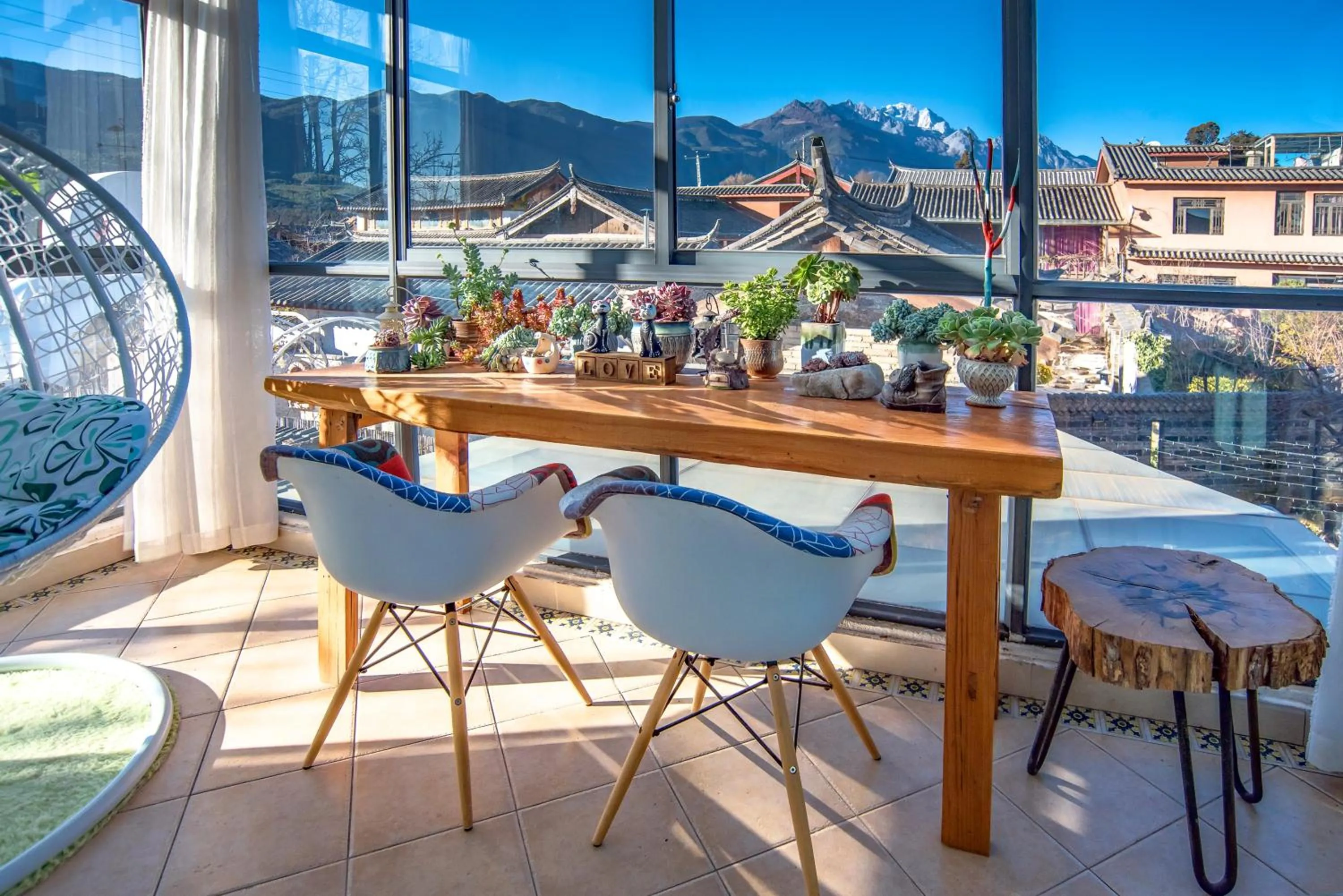 Balcony/Terrace in Baisha Flamingo Hotel