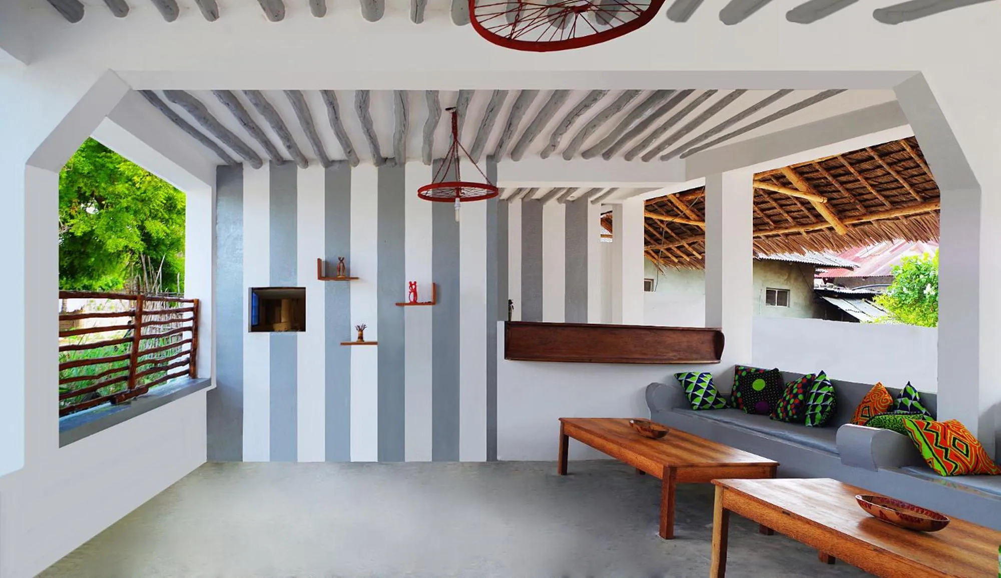 Patio in Kimte Beach Lodge