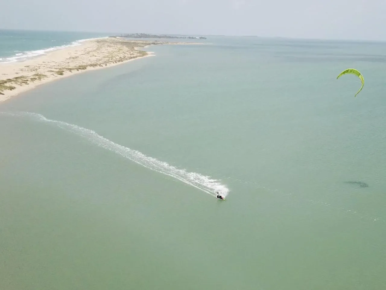 Natural landscape in De Silva Wind Resort Kalpitiya - Kitesurfing School Sri Lanka