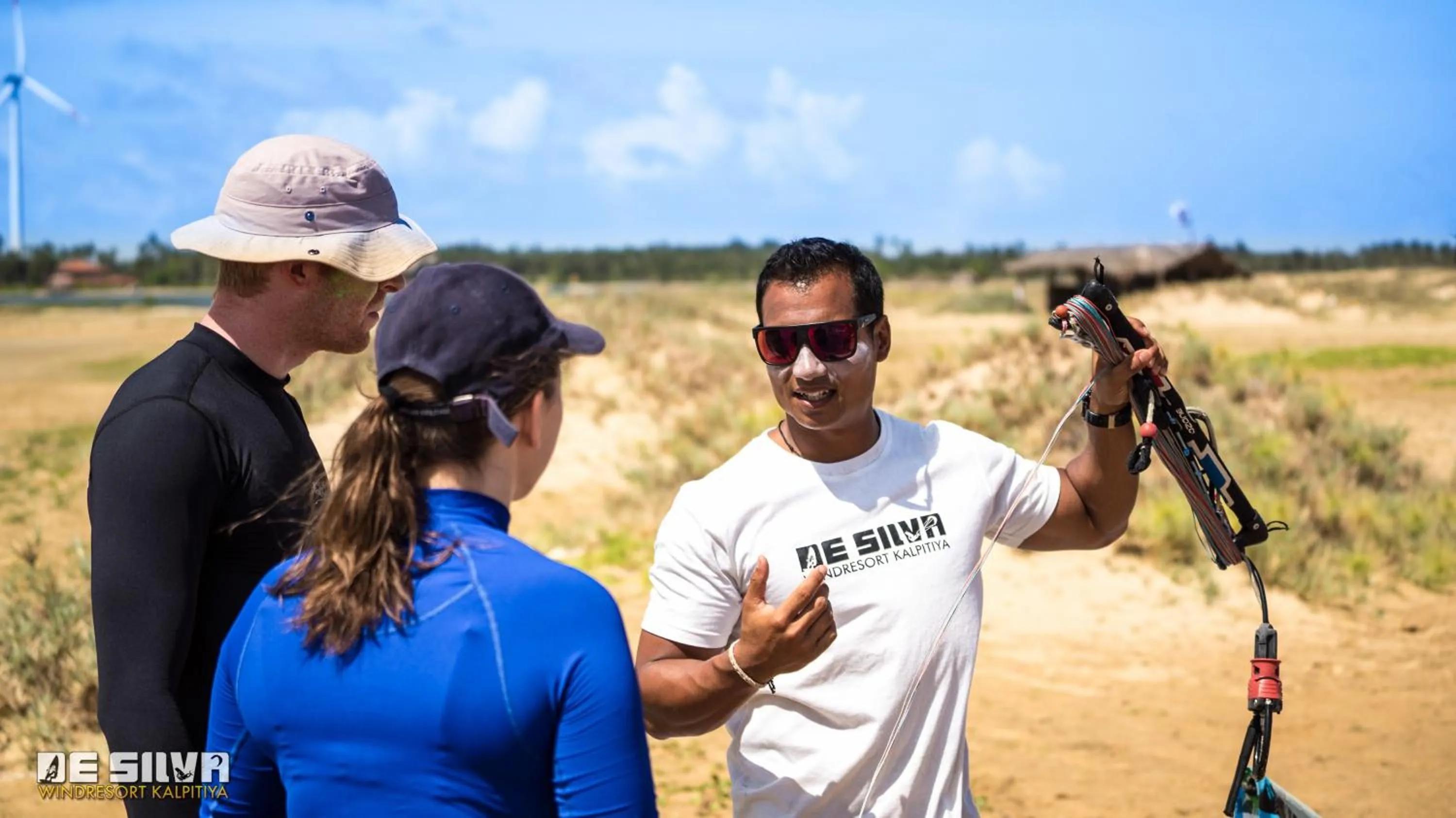 Day in De Silva Wind Resort Kalpitiya - Kitesurfing School Sri Lanka