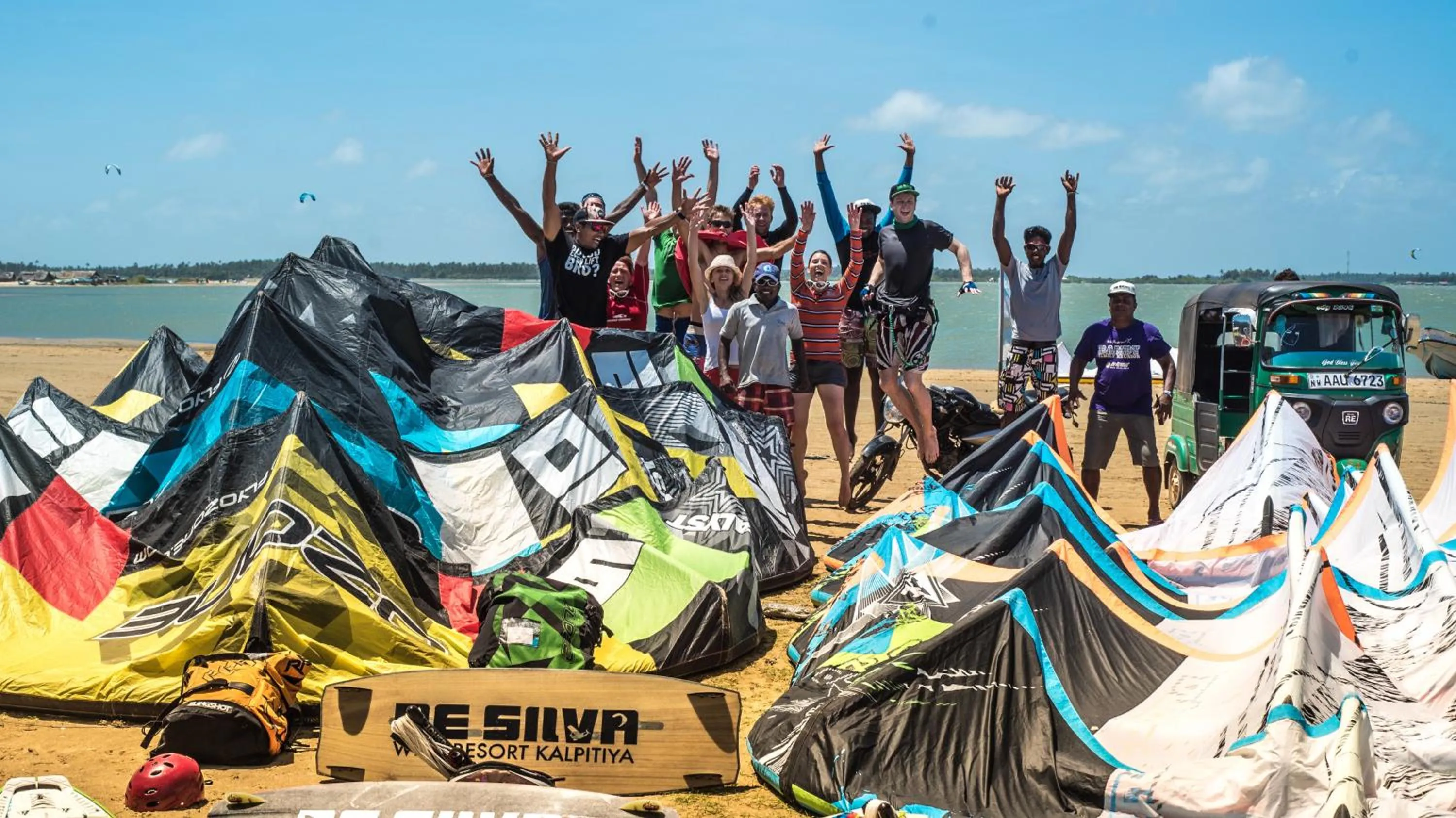 Day in De Silva Wind Resort Kalpitiya - Kitesurfing School Sri Lanka