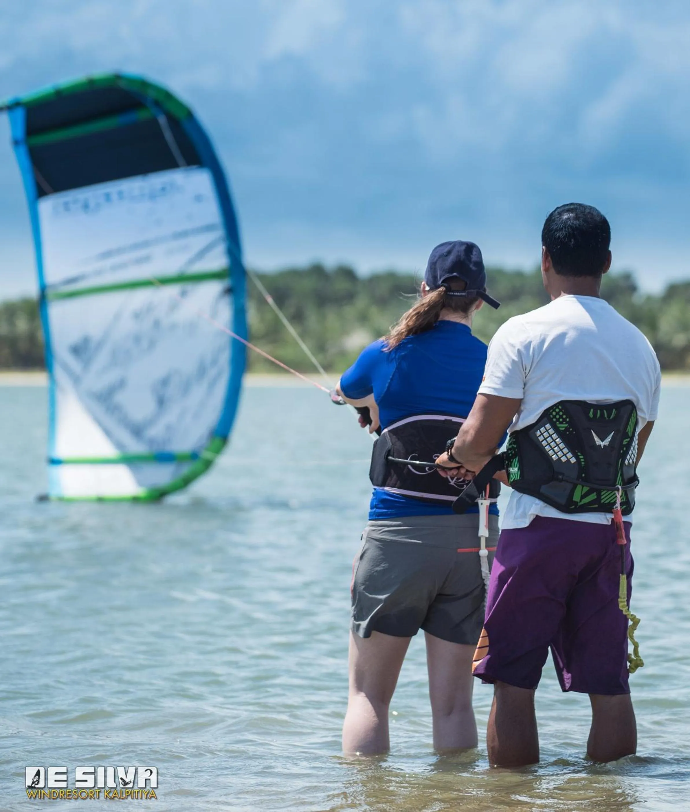 Day in De Silva Wind Resort Kalpitiya - Kitesurfing School Sri Lanka