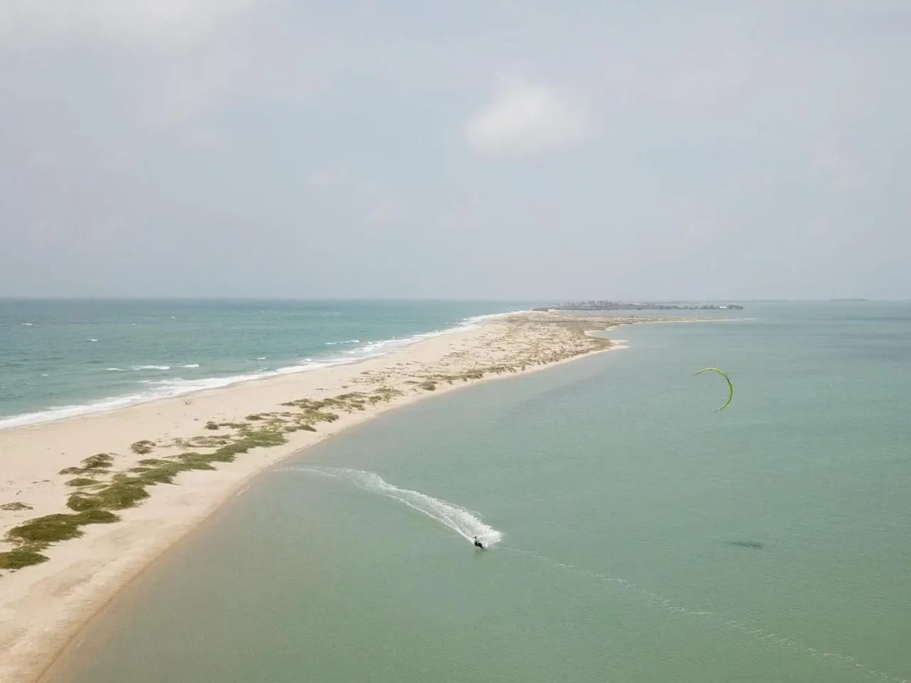 Natural landscape in De Silva Wind Resort Kalpitiya - Kitesurfing School Sri Lanka