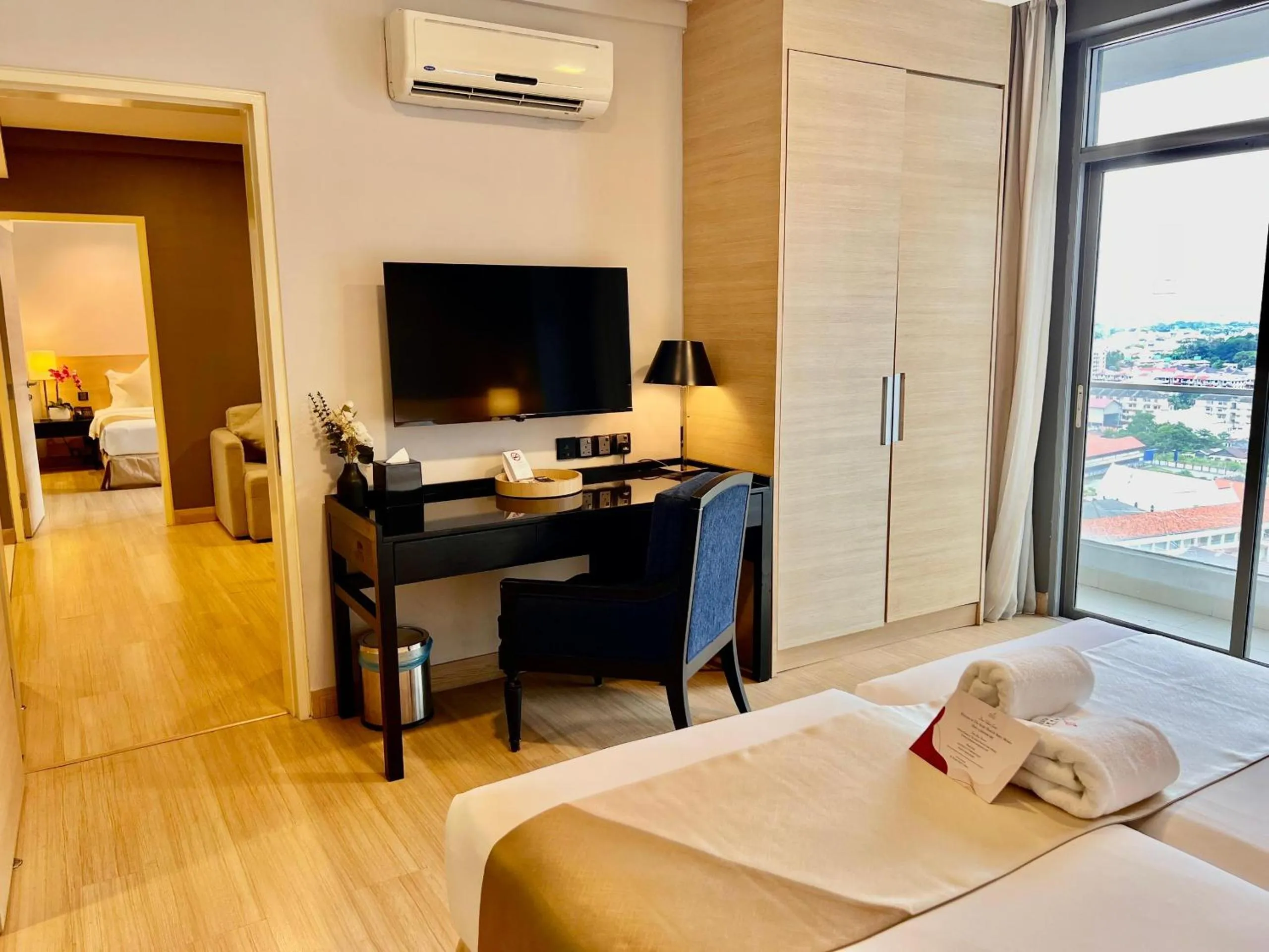 Photo of the whole room, Bed in ASIA MELAKA HOTEL managed by The Straits Hotel & Suites 马六甲亚逸酒店