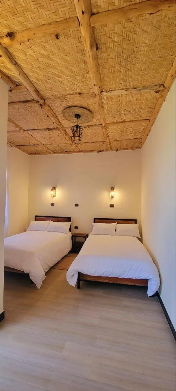 Bed in Lalibela Homestay