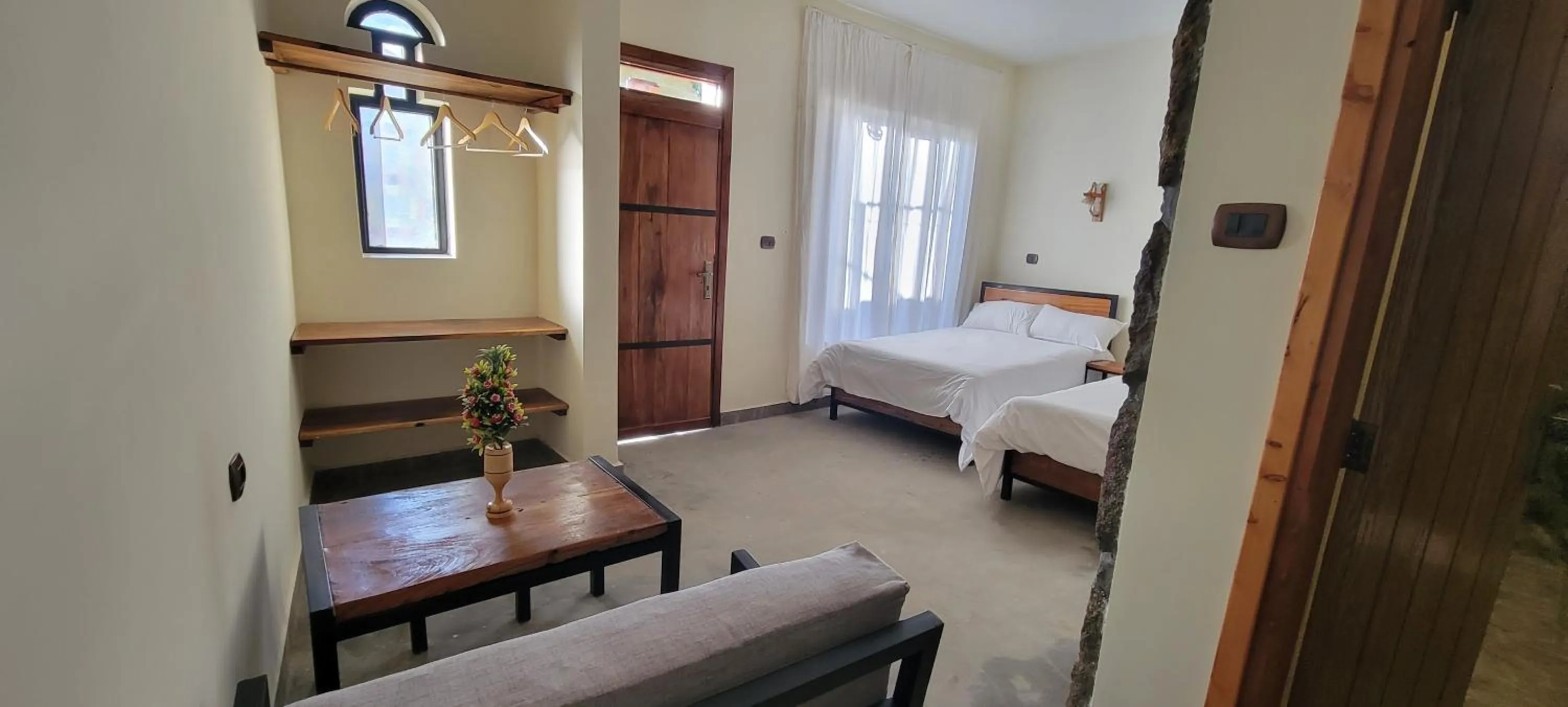 Bed in Lalibela Homestay