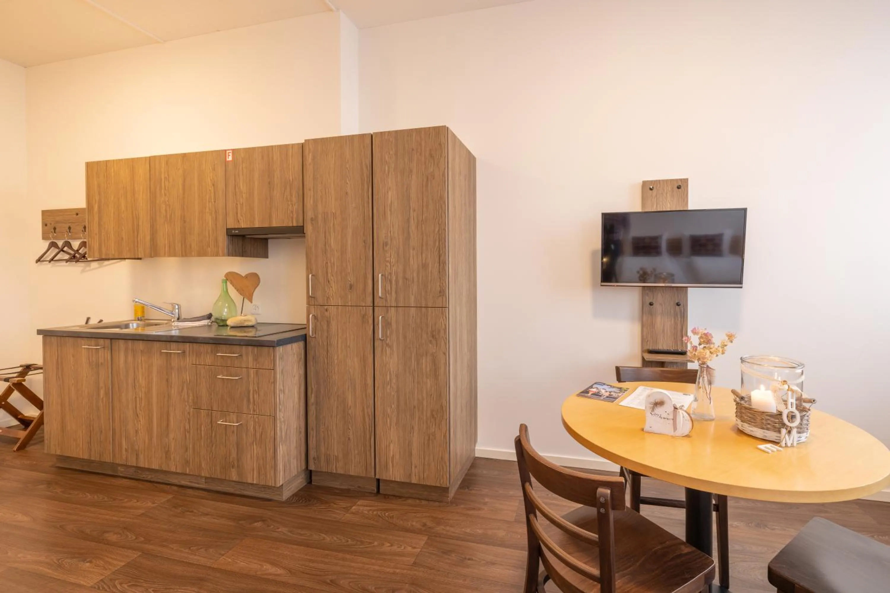 Kitchen or kitchenette in B&B Hotel Peter und Paul