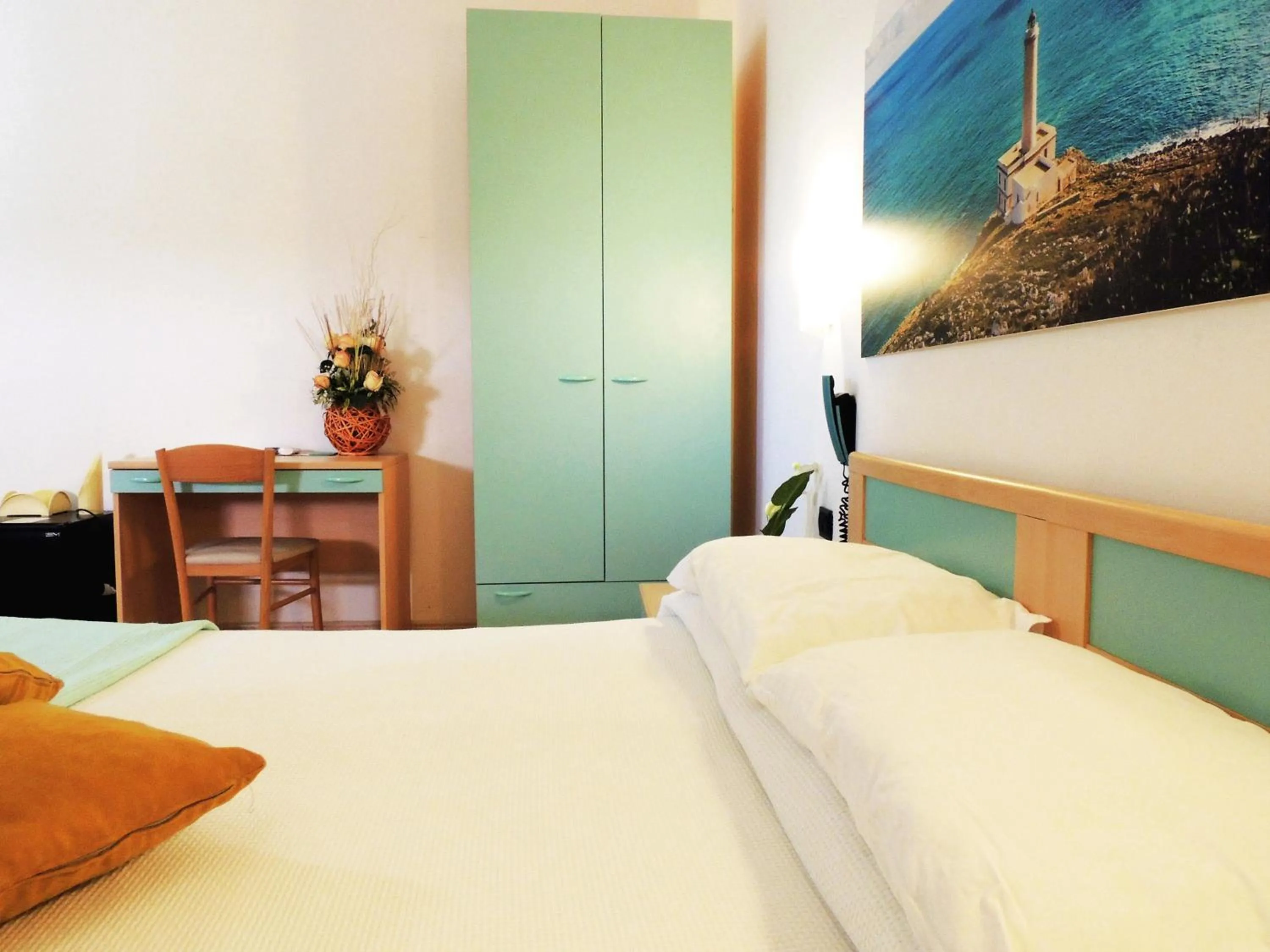 Bedroom, Bed in Hotel Porto Badisco