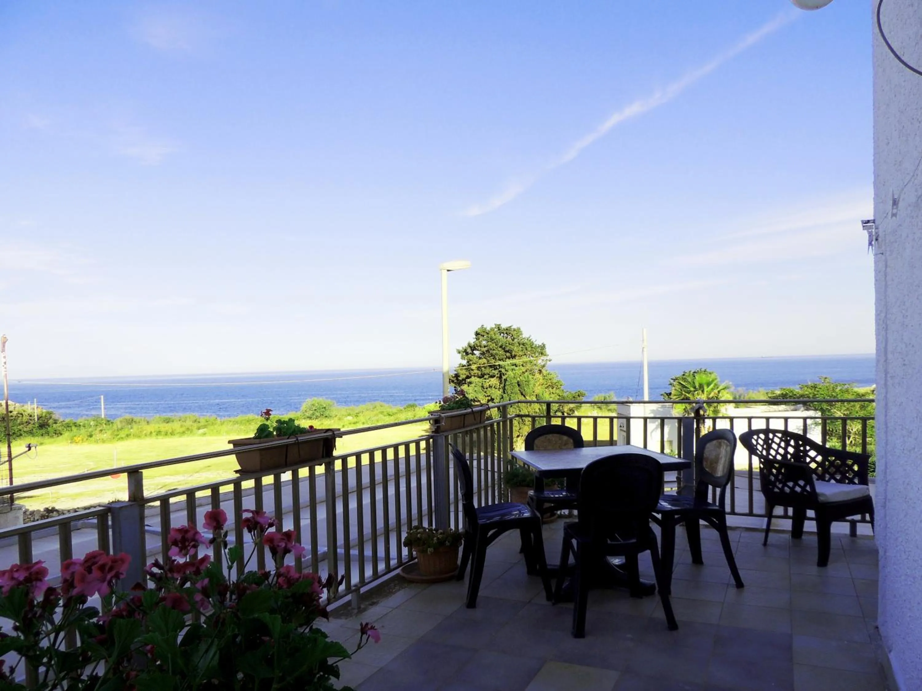 Balcony/Terrace in Hotel Porto Badisco