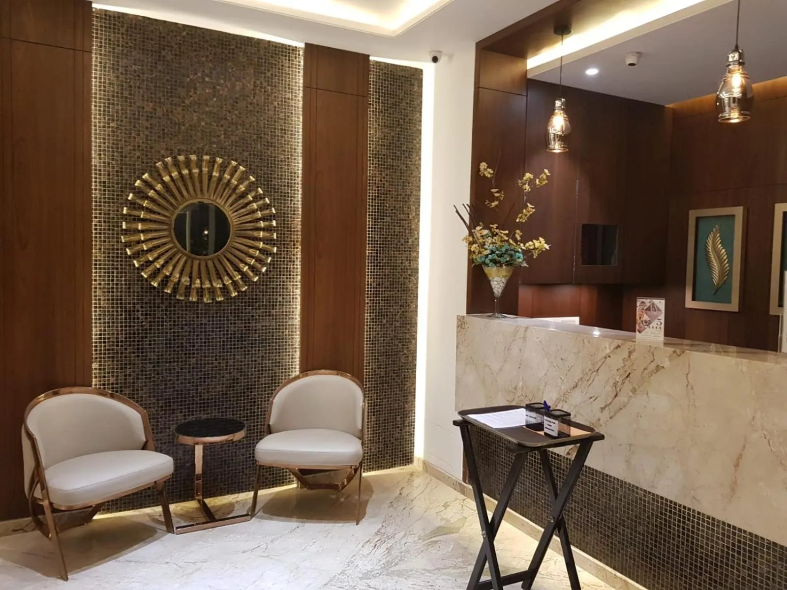 Lobby or reception in Shourya Residency