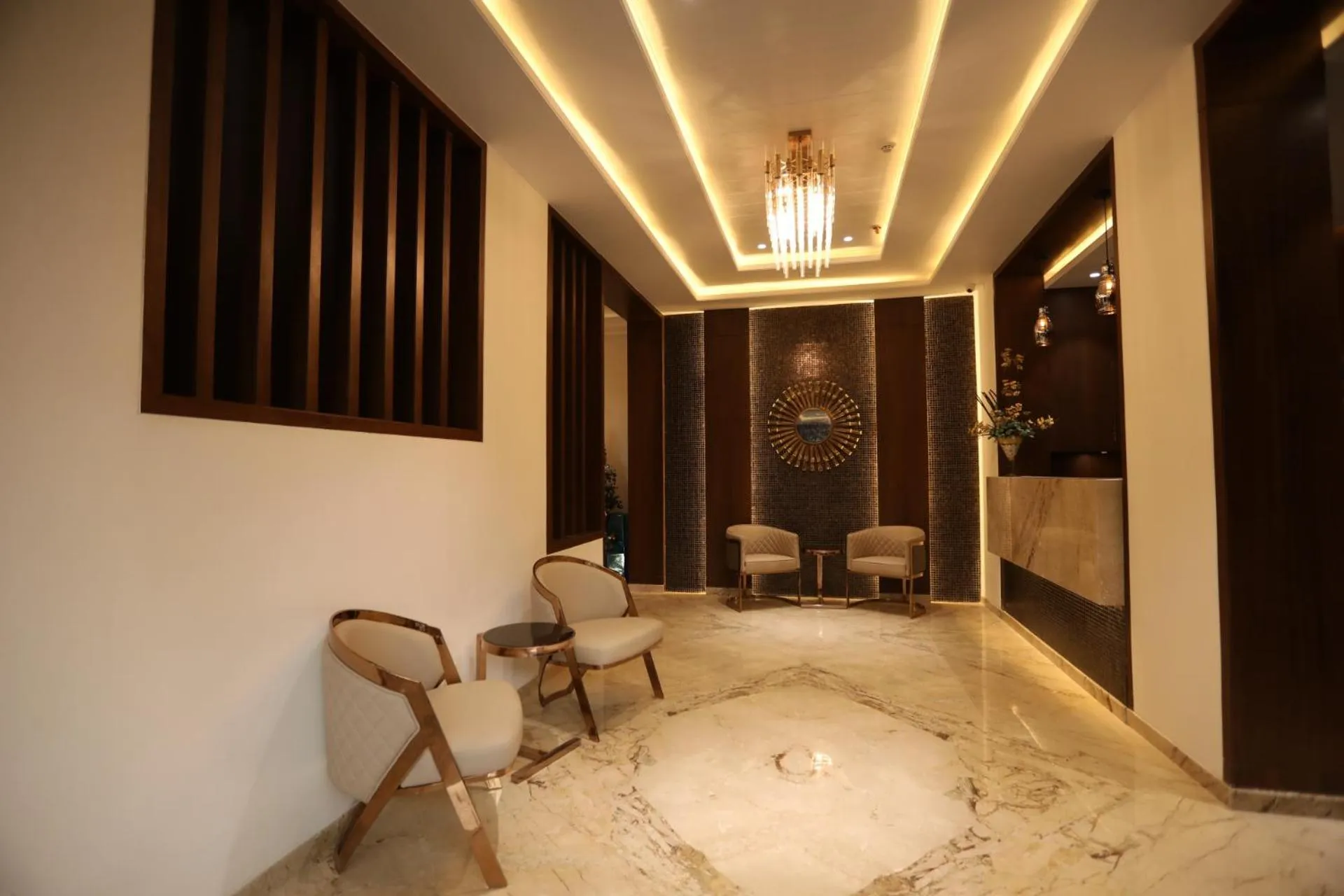 Lobby or reception in Shourya Residency