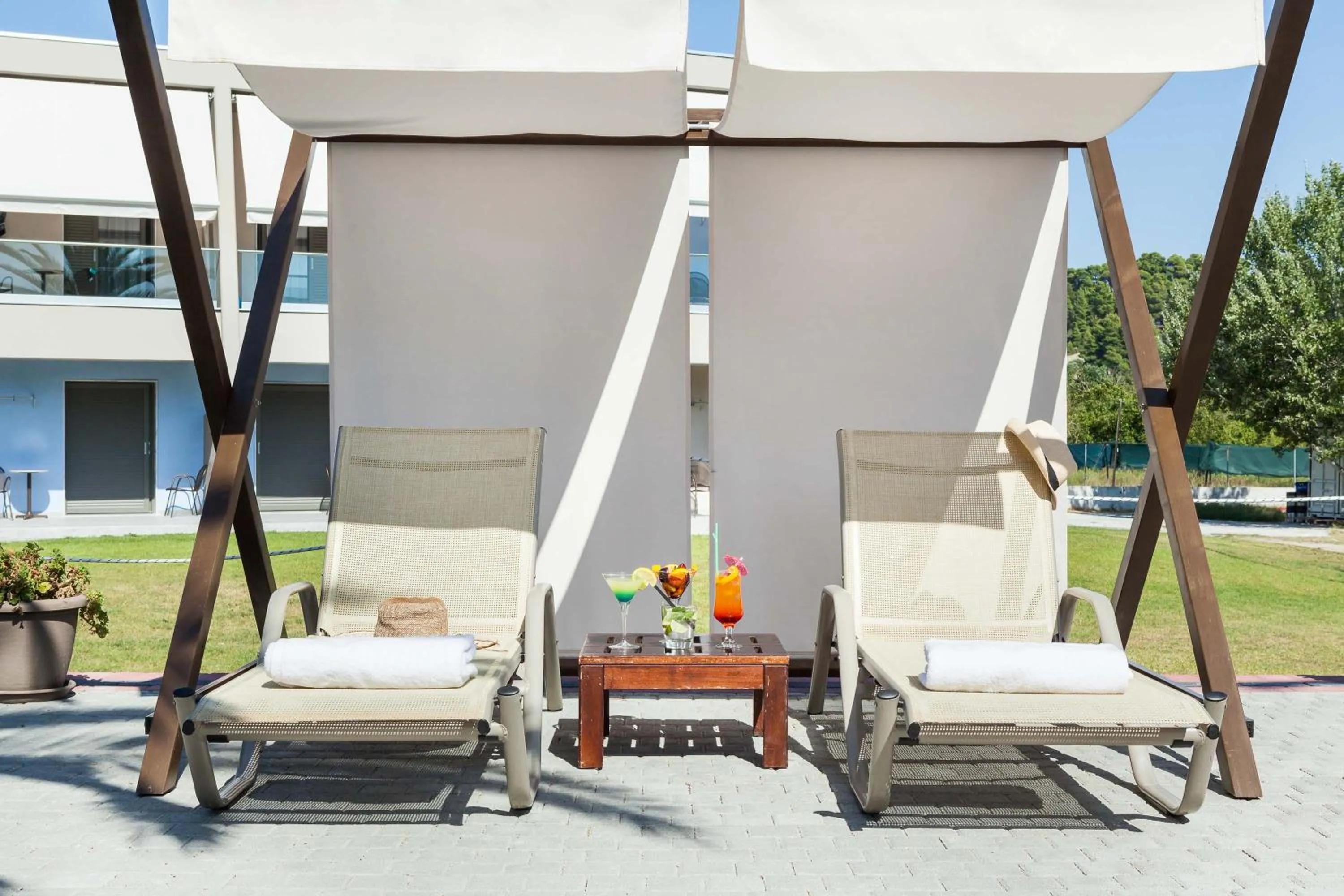 Property building in Iris Hotel