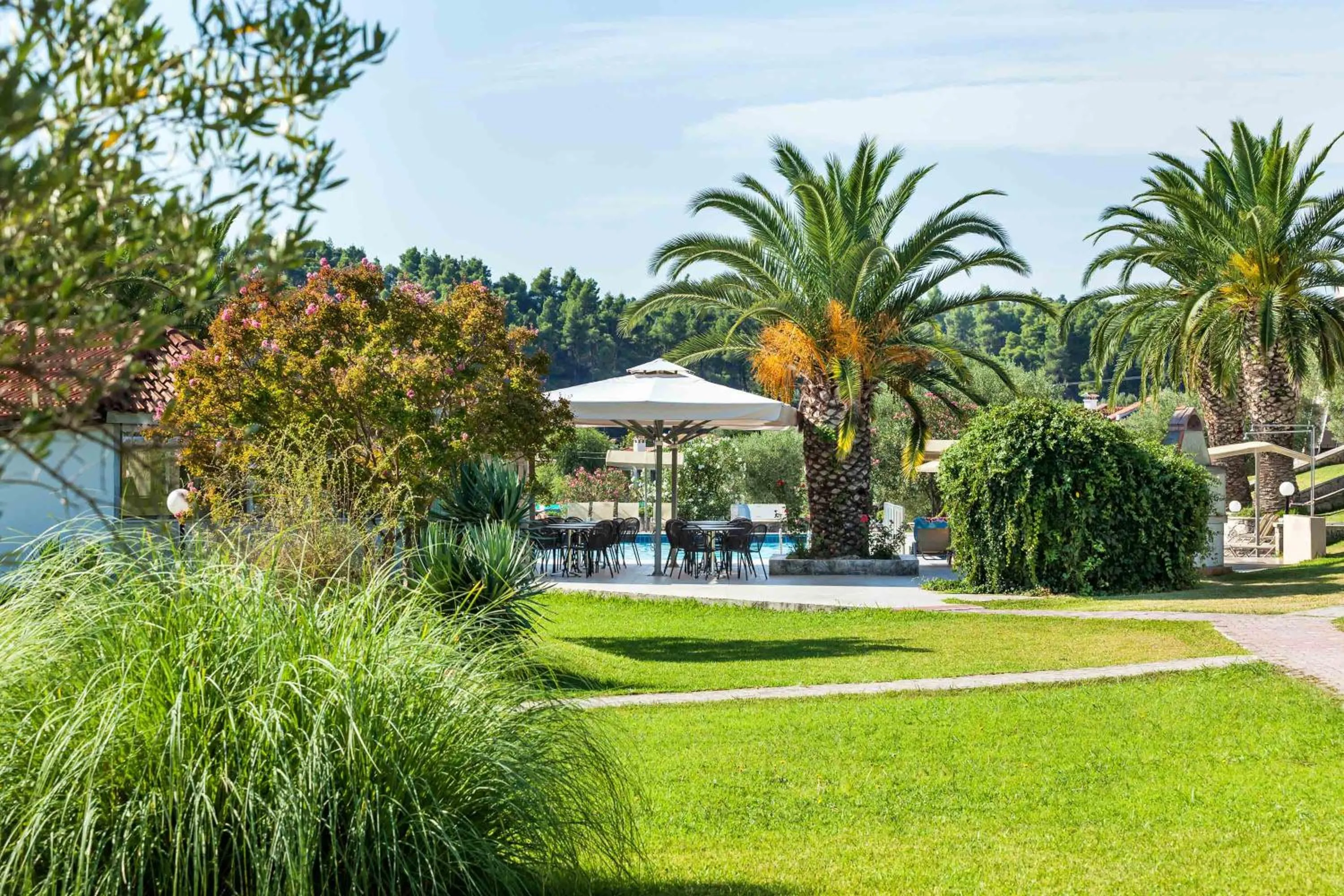 Garden in Iris Hotel