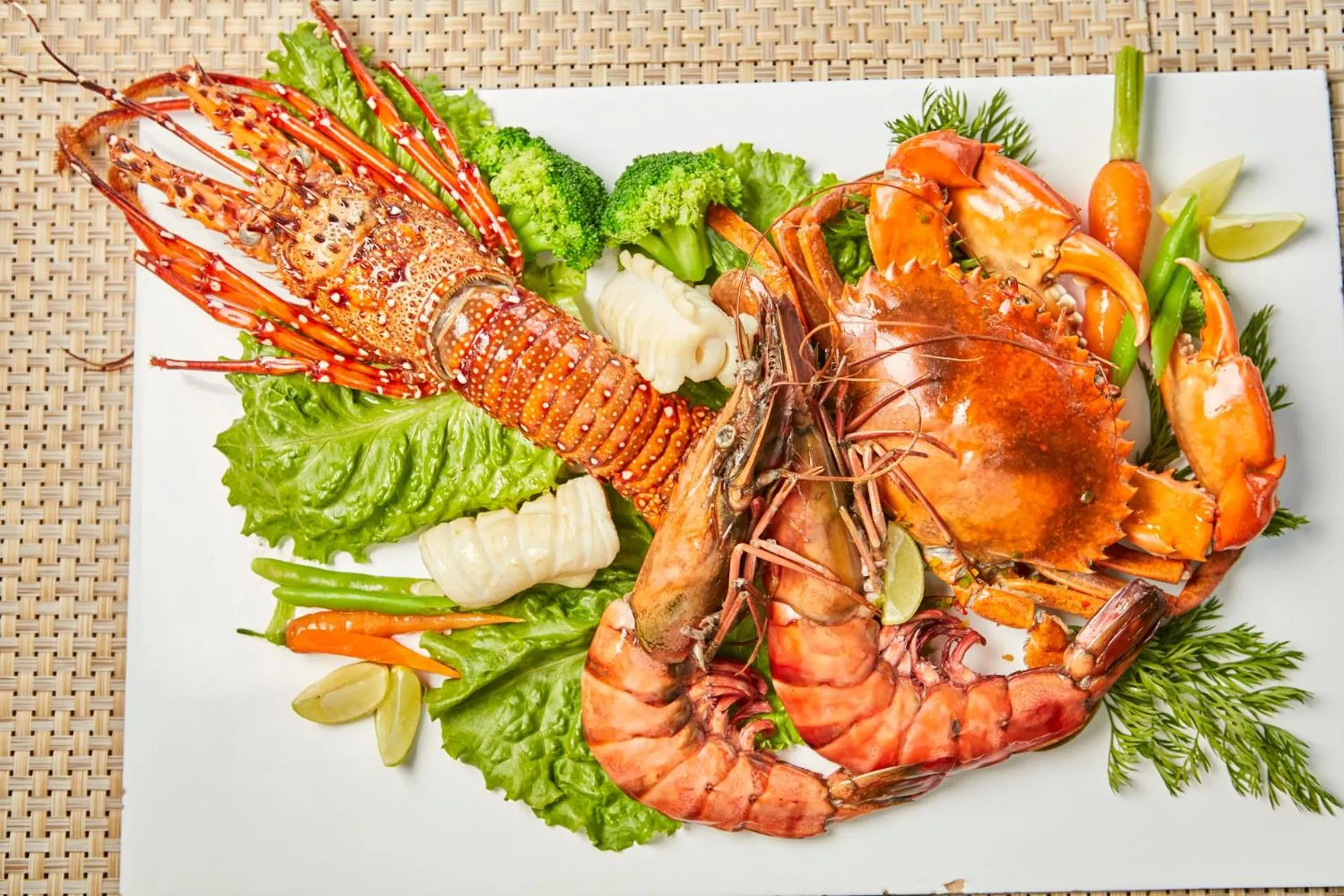 Food and drinks in The Calm Resort & Spa