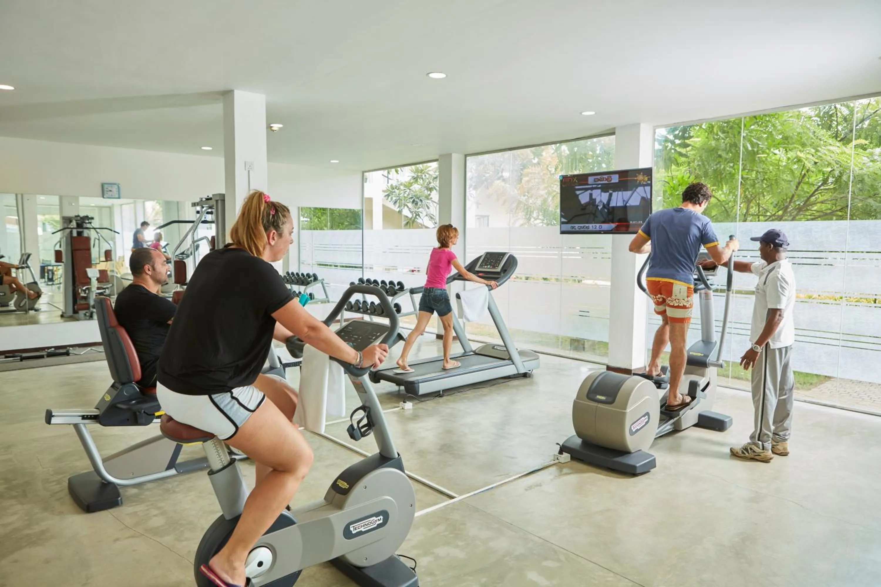 People in The Calm Resort & Spa