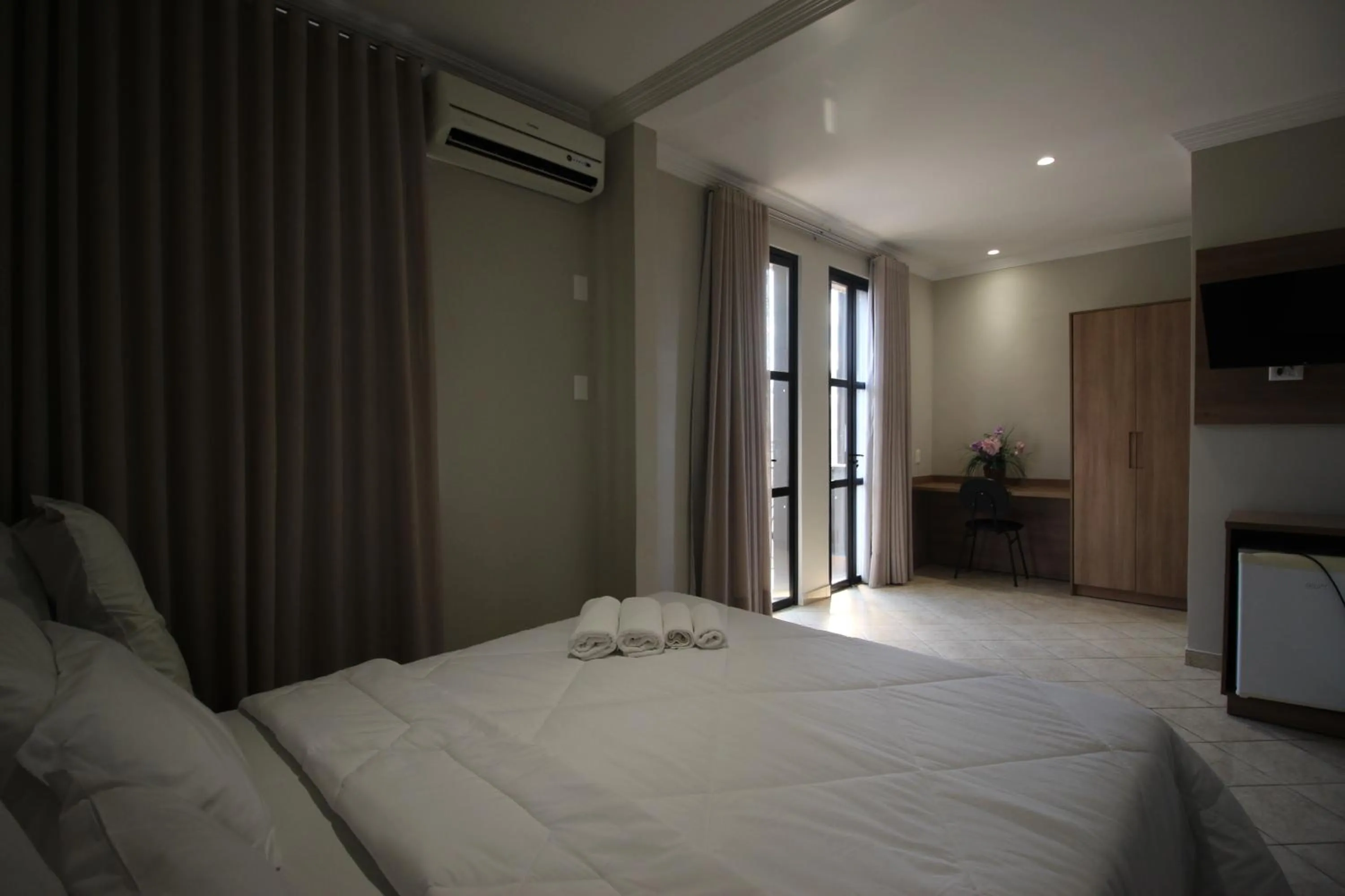 Bed in Hotel Regina Muriaé