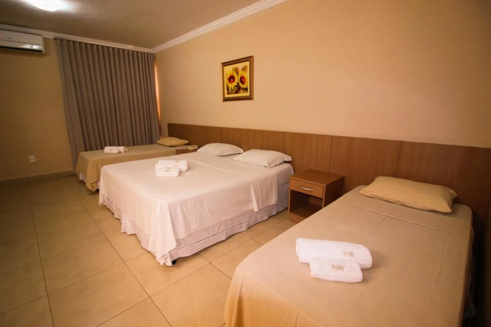 Bed in Hotel Regina Muriaé