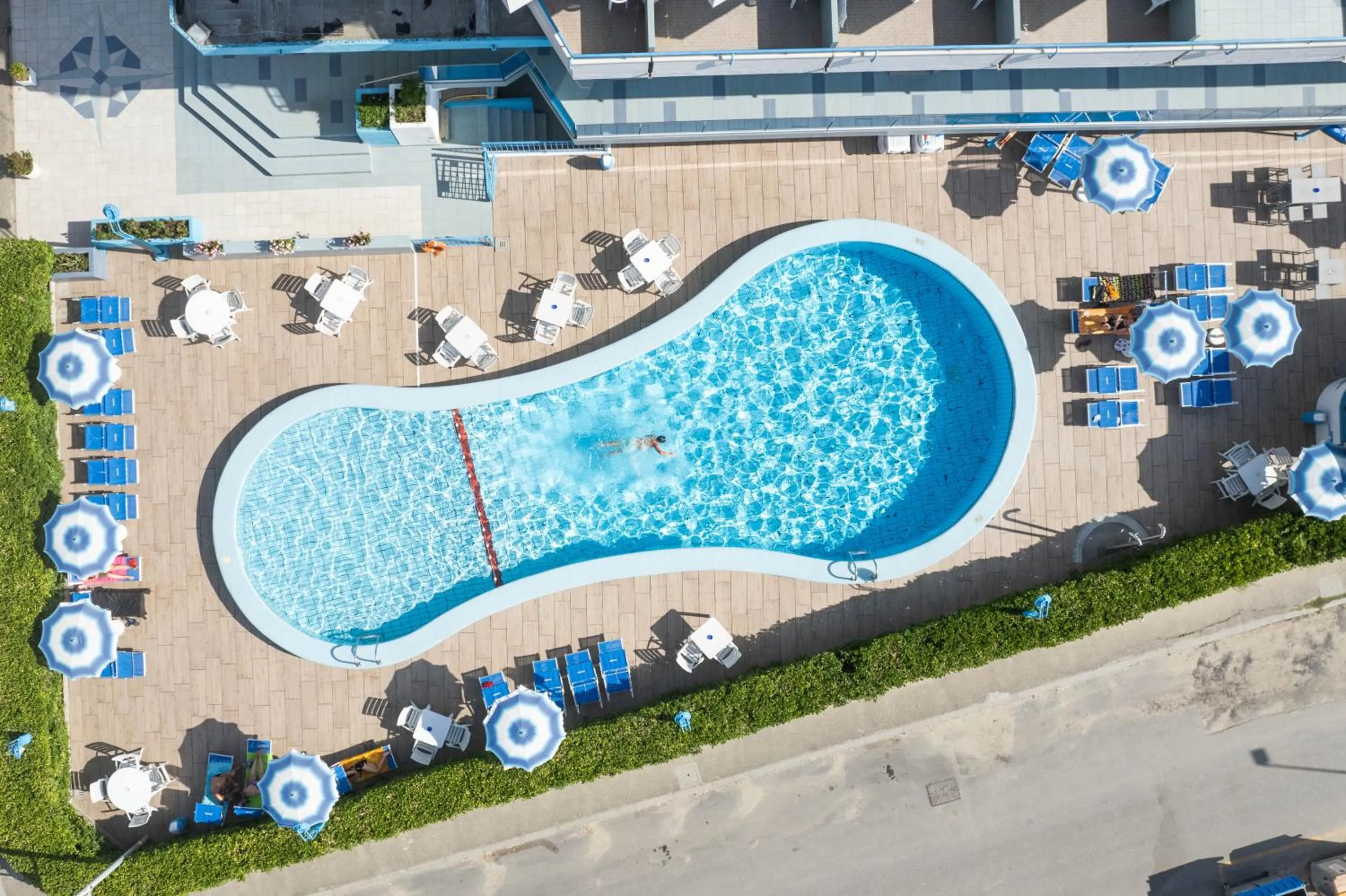 Bird's eye view in Hotel Concord