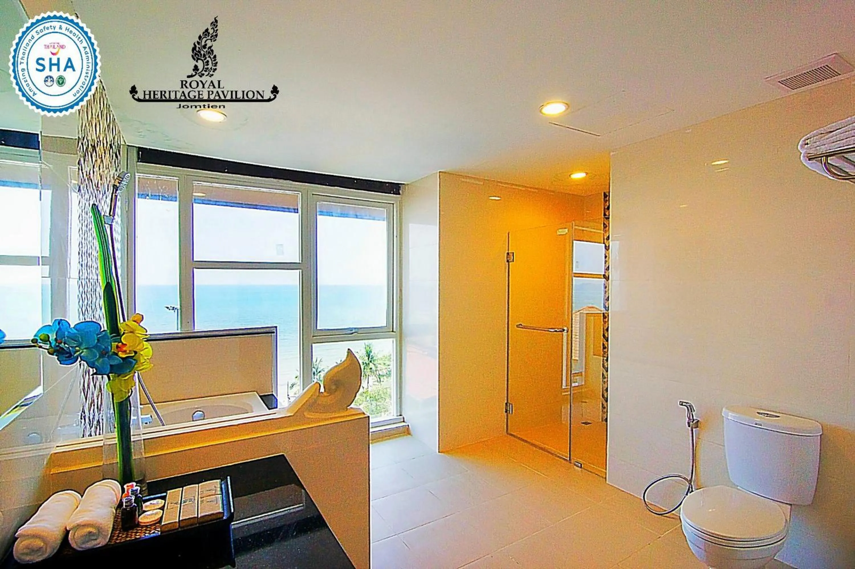 Shower in Royal Heritage Pavilion, Jomtien