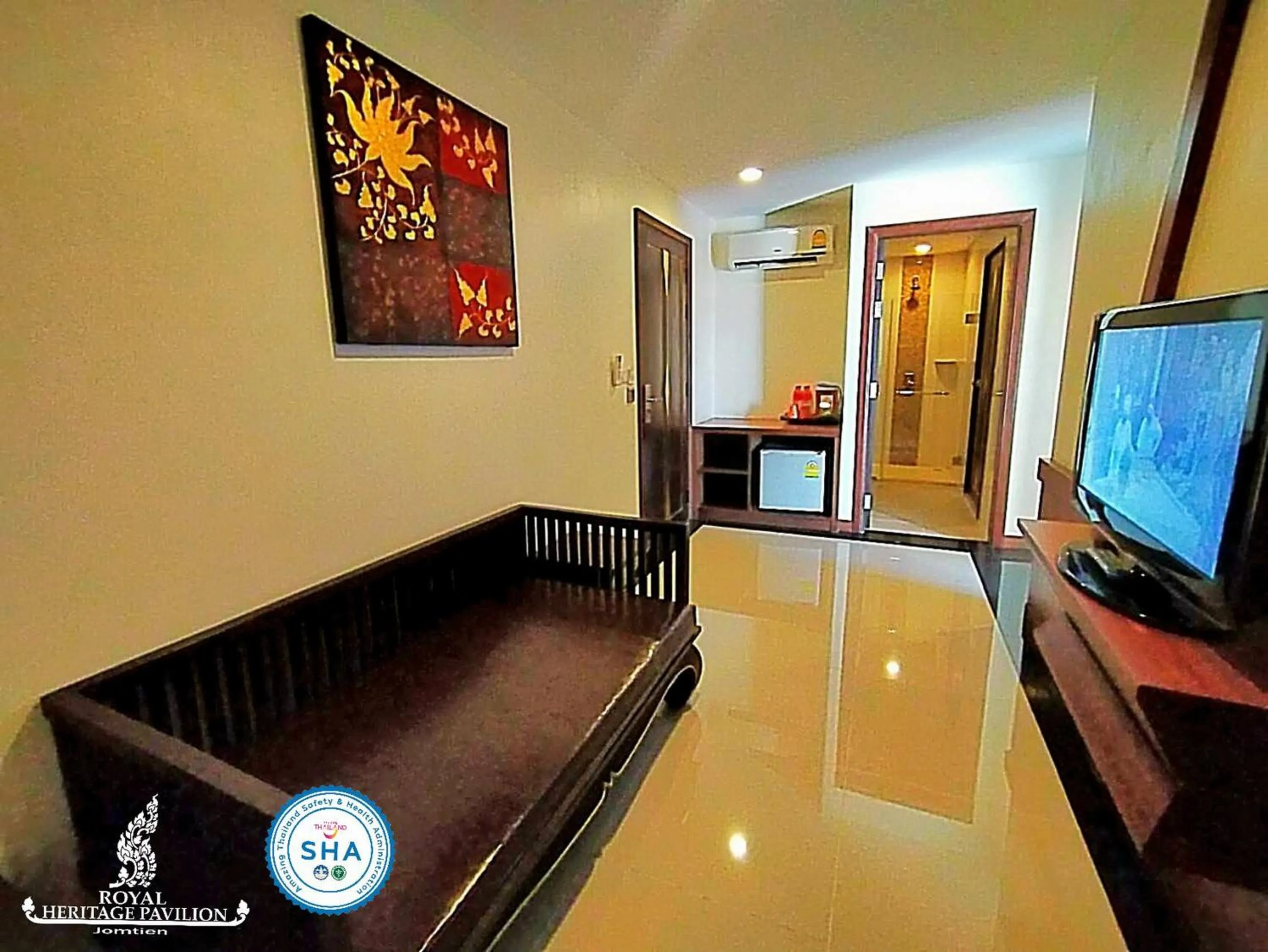 Seating area in Royal Heritage Pavilion, Jomtien