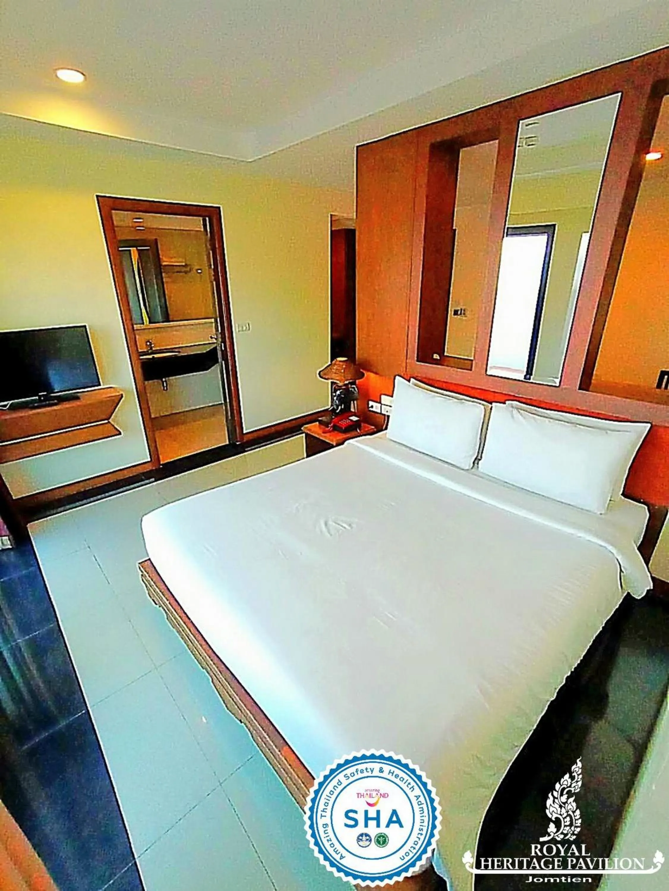 Bed in Royal Heritage Pavilion, Jomtien