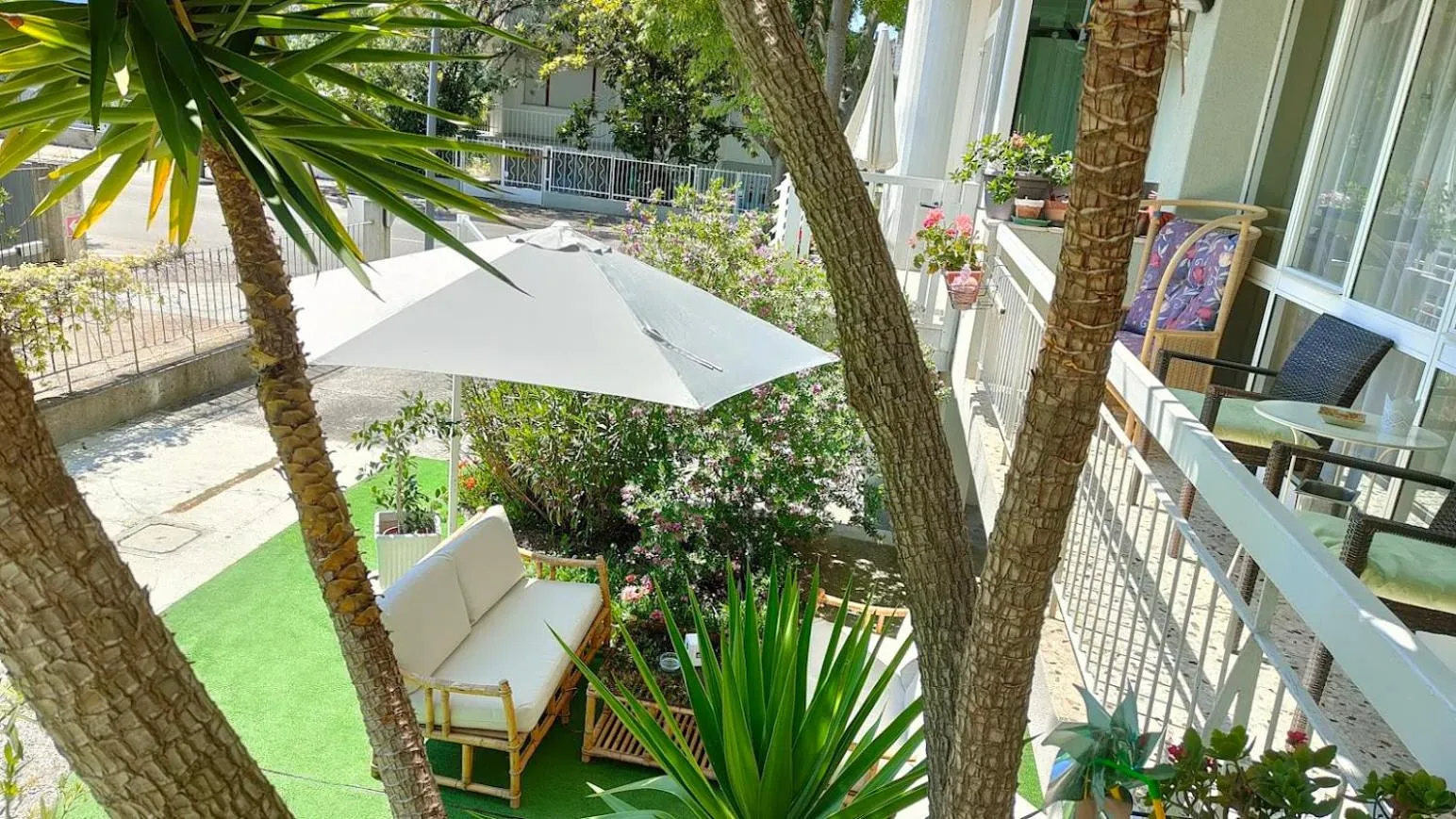 Garden in Hotel Capri