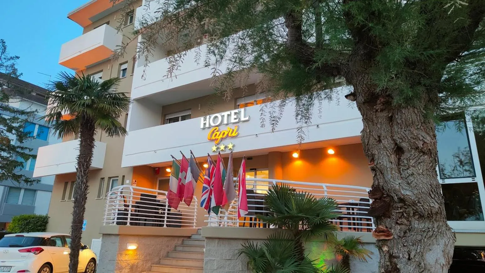 Property building in Hotel Capri