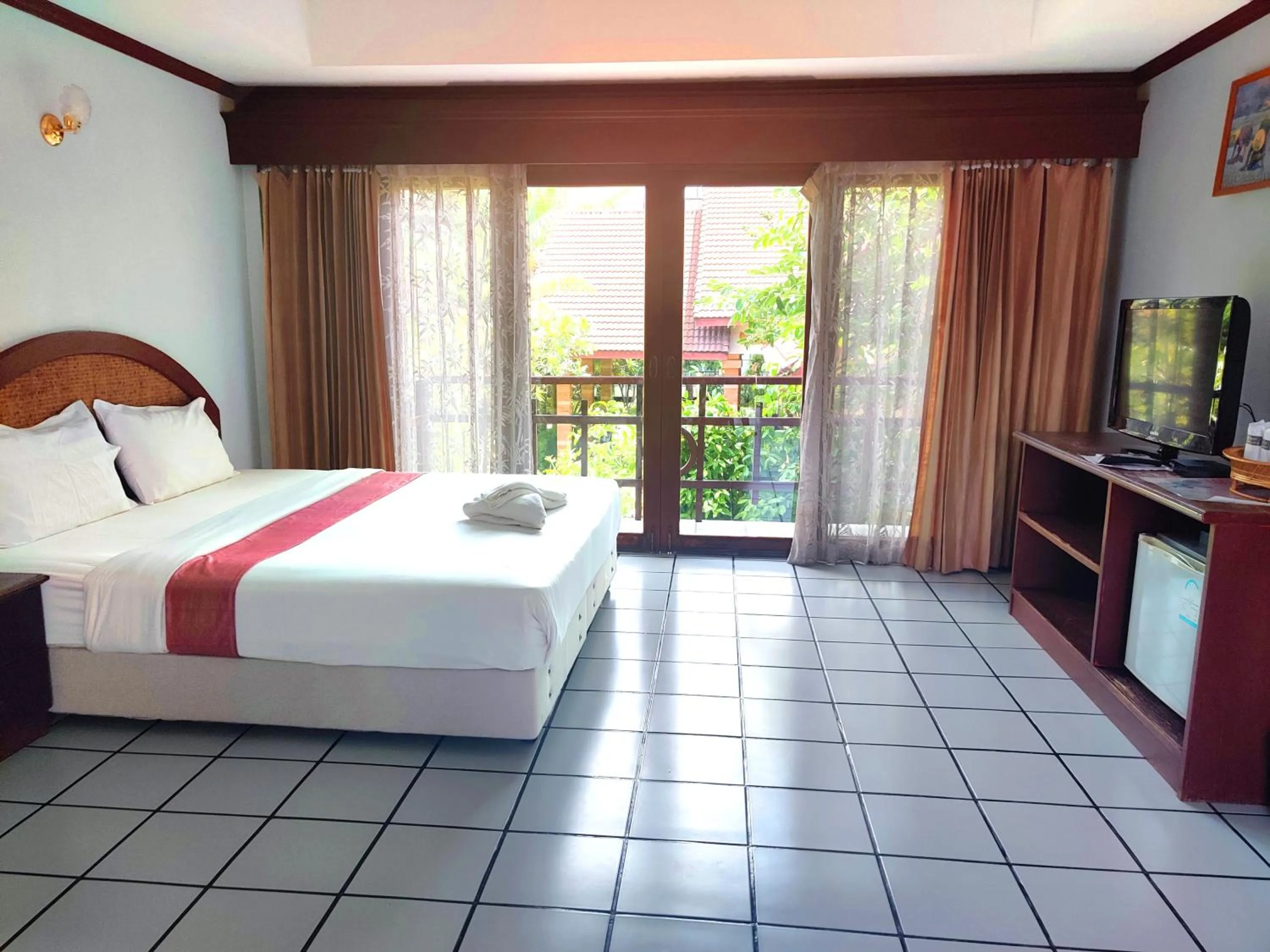 Bedroom in Thong Paeka Hotel