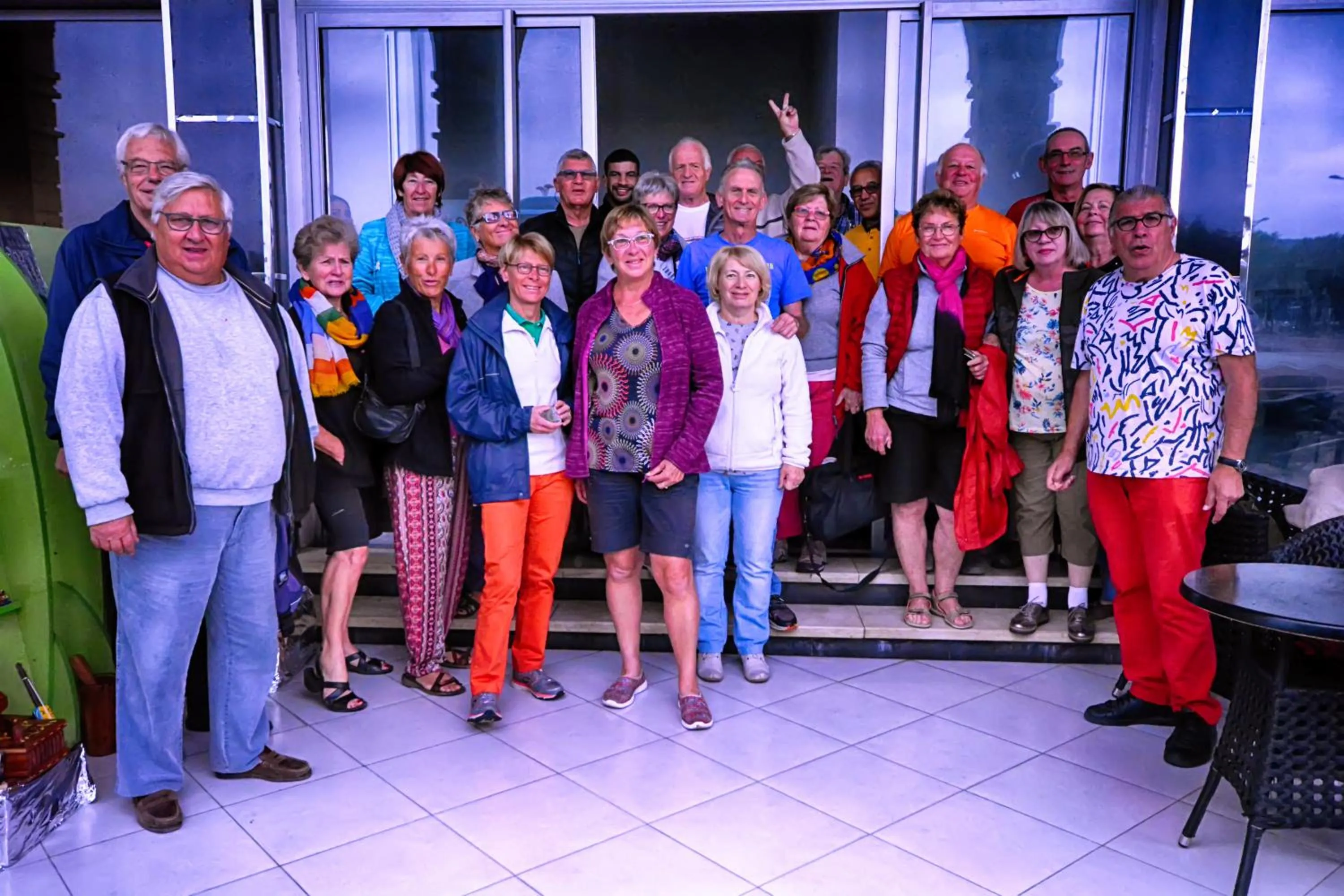 People in Hotel Vents Des Iles