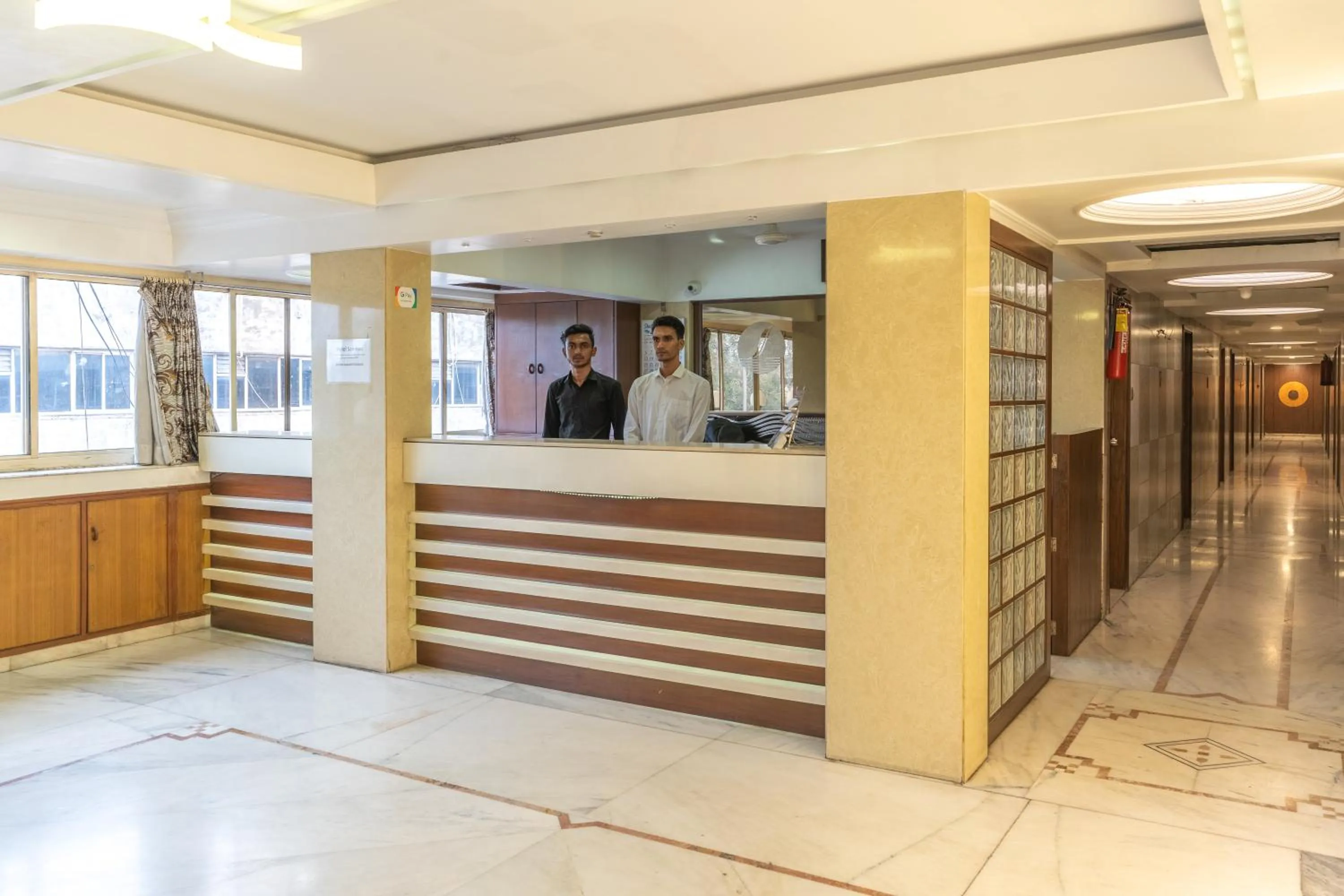 Lobby or reception in Hotel Sanmati