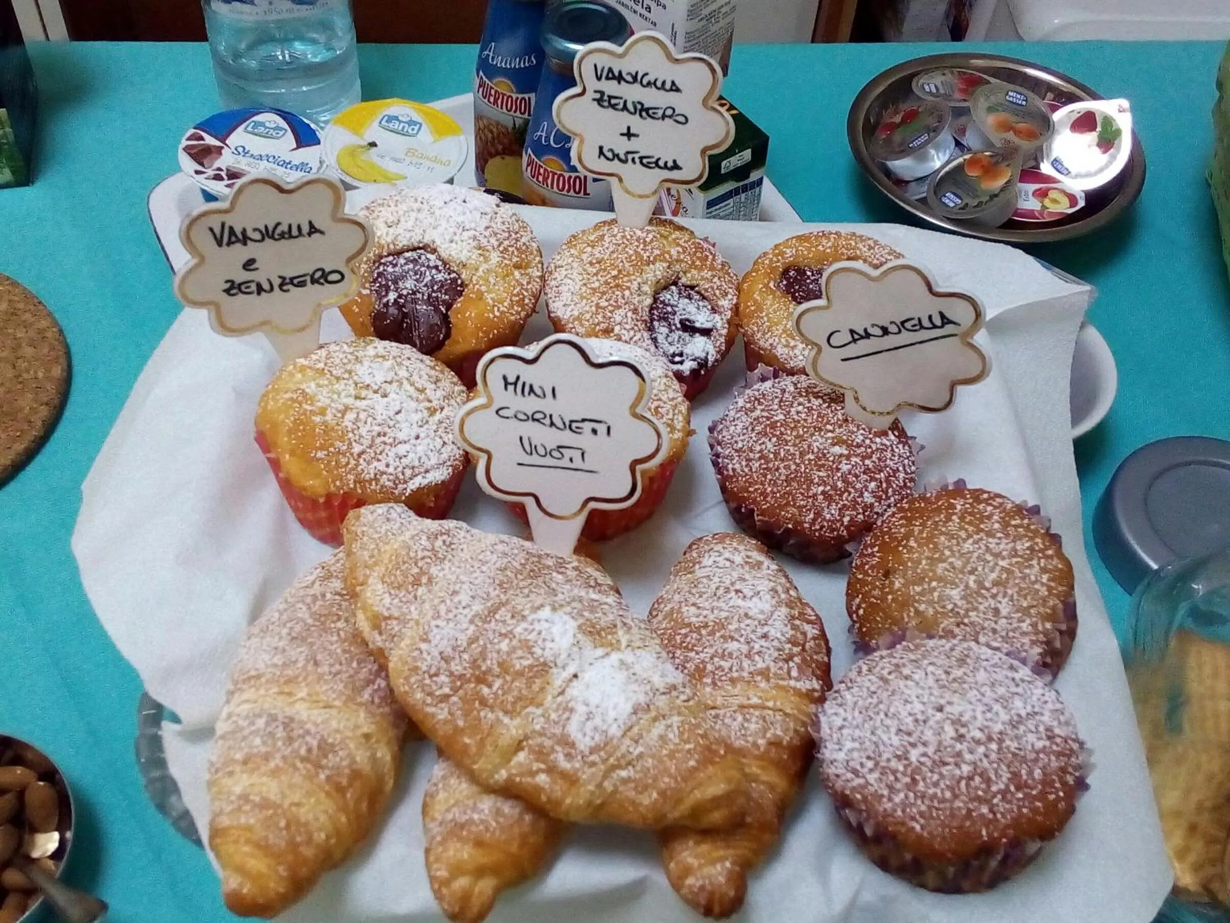 Italian breakfast in Elianthos B&B