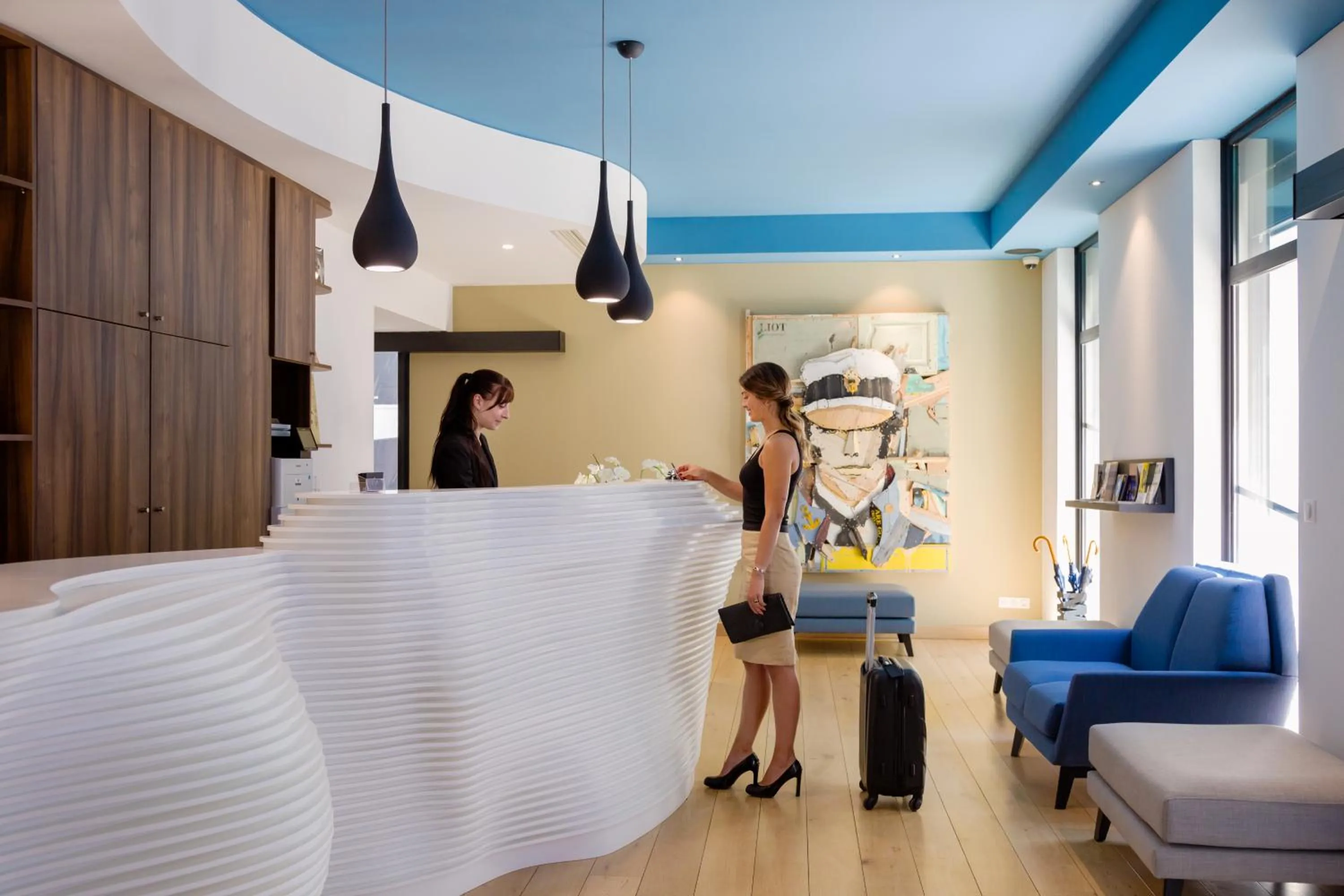 Lobby or reception in Hôtel In Situ