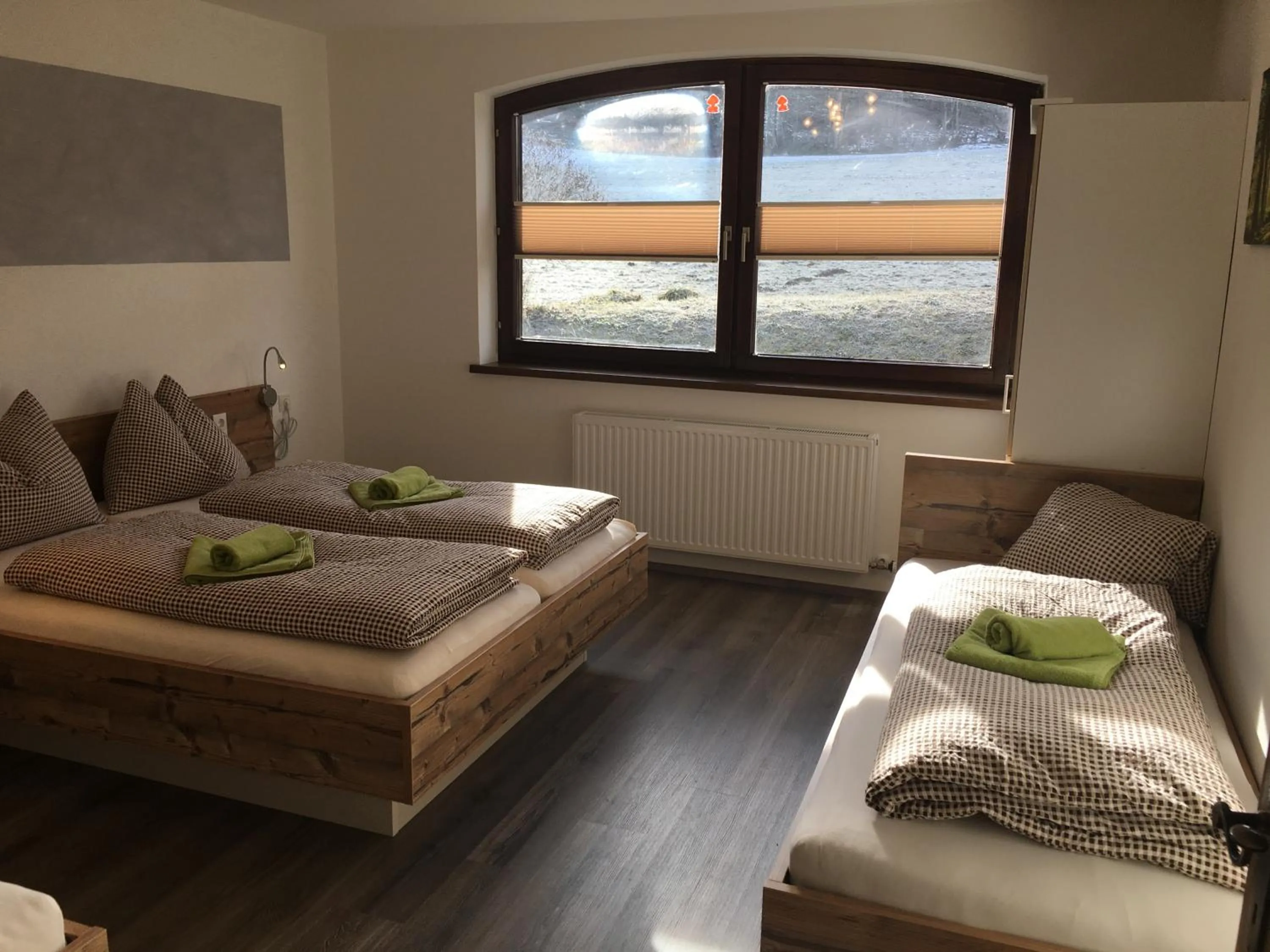 Decorative detail, Bed in Haus Obertiefenbach