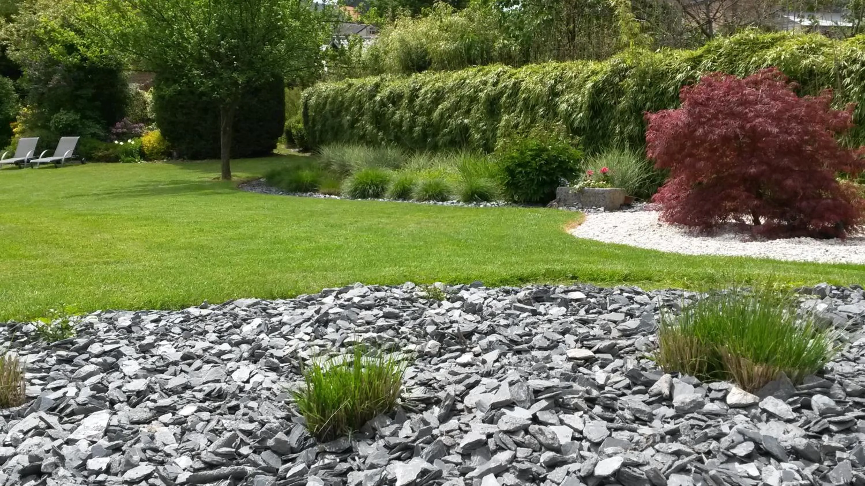 Garden view in A L'inattendue