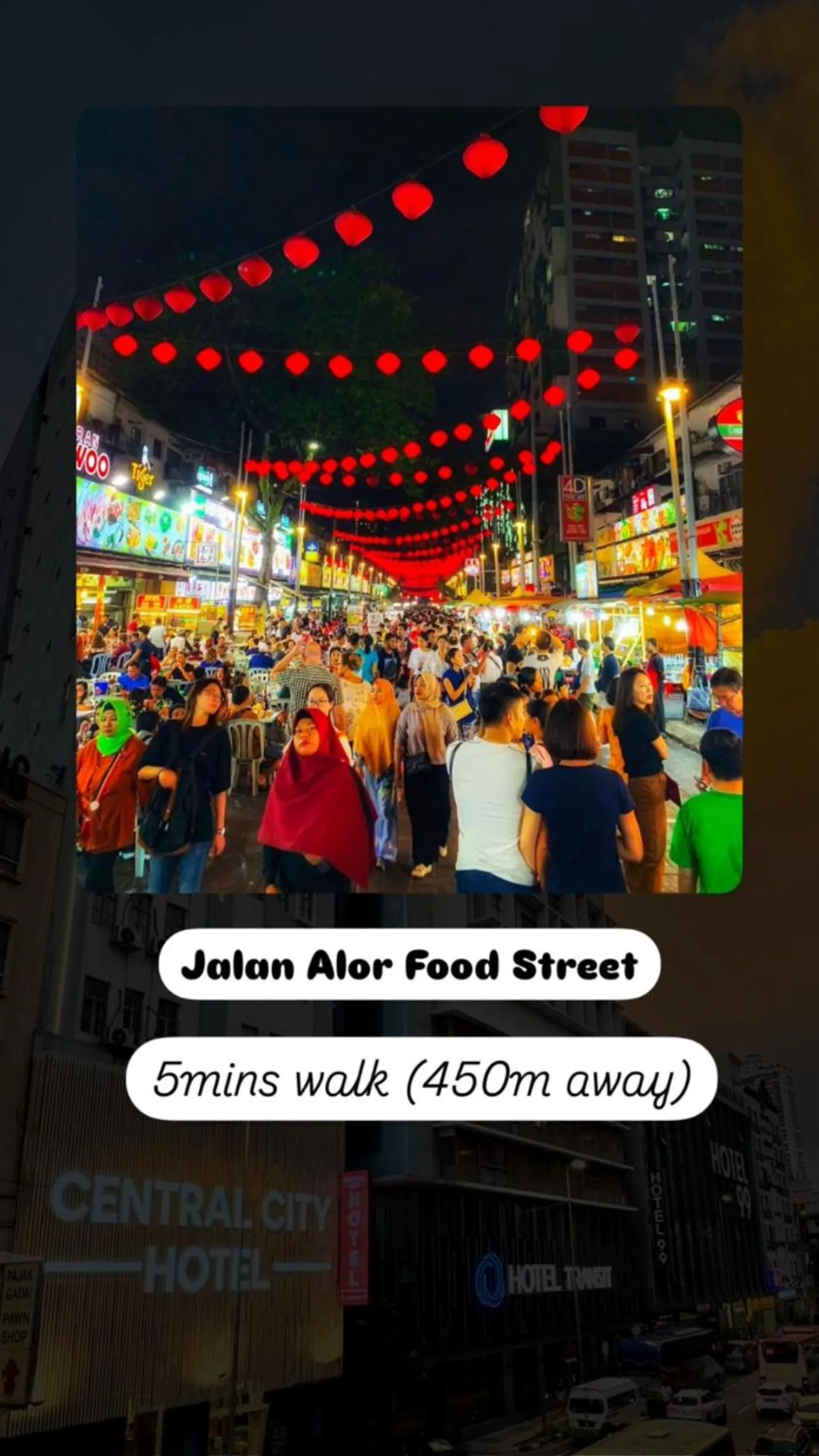 Property building in Central City Hotel at Chinatown