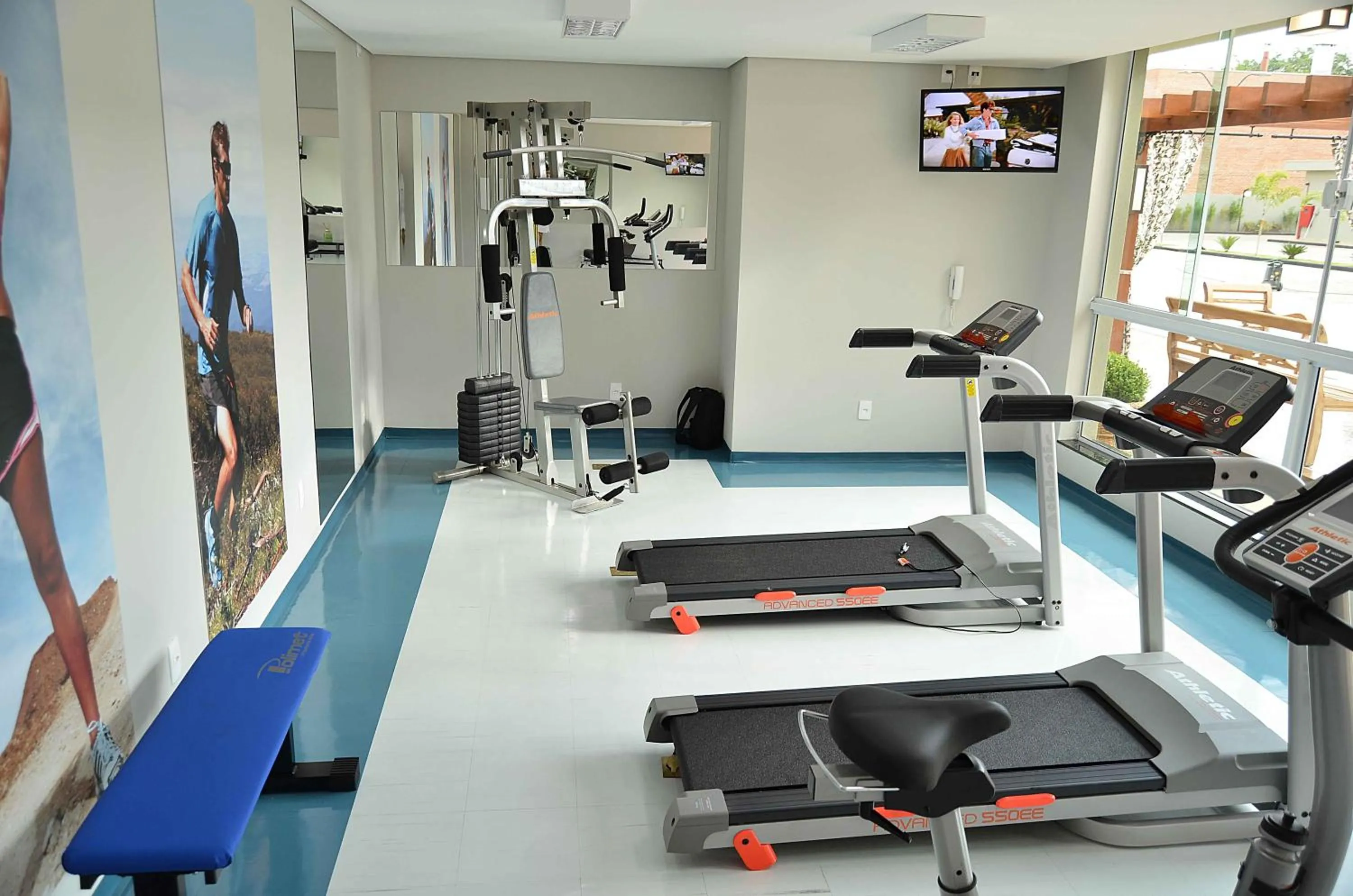 Fitness centre/facilities in Hotel Matão By Mercure
