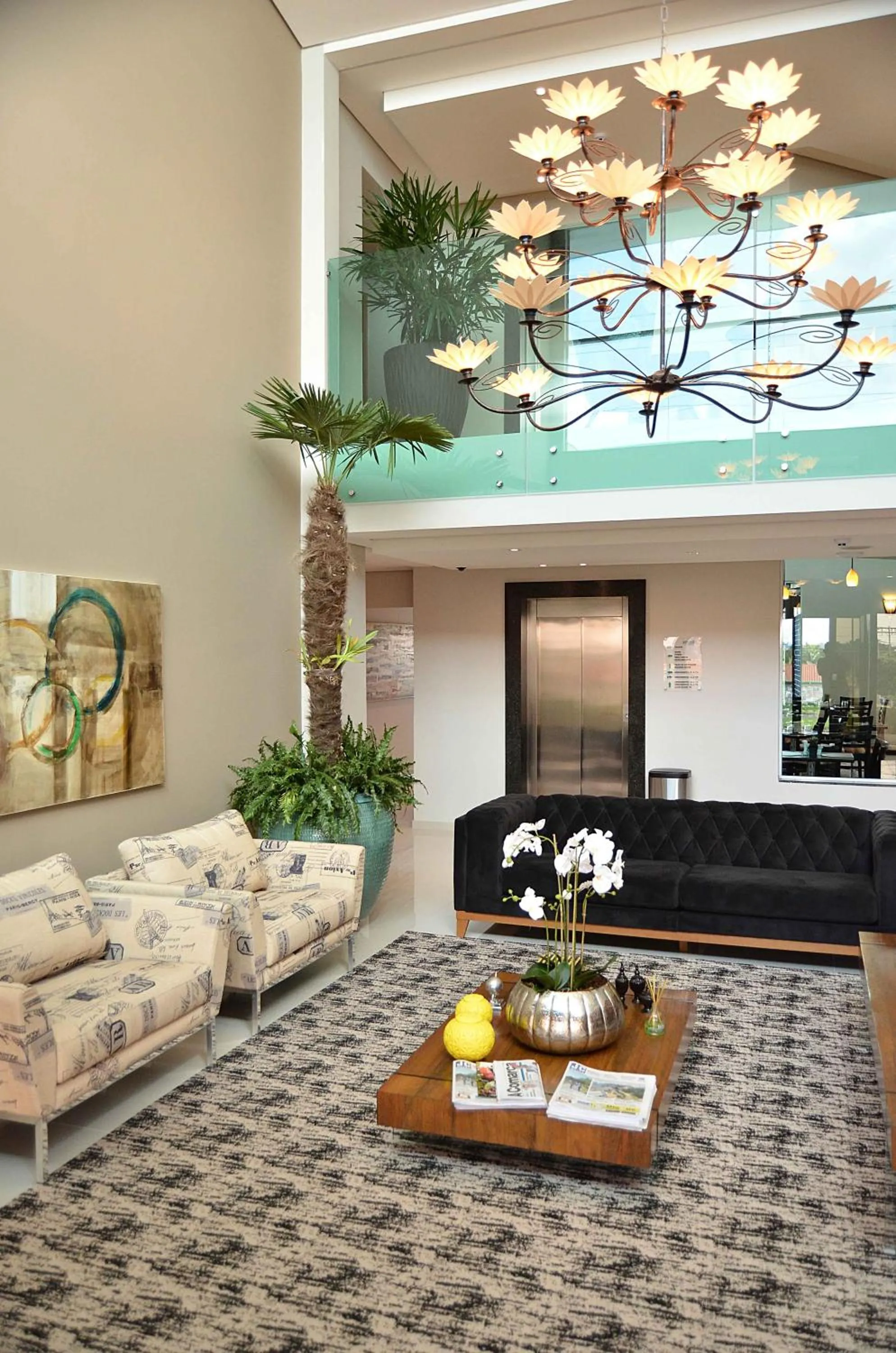 Lobby or reception in Hotel Matão By Mercure