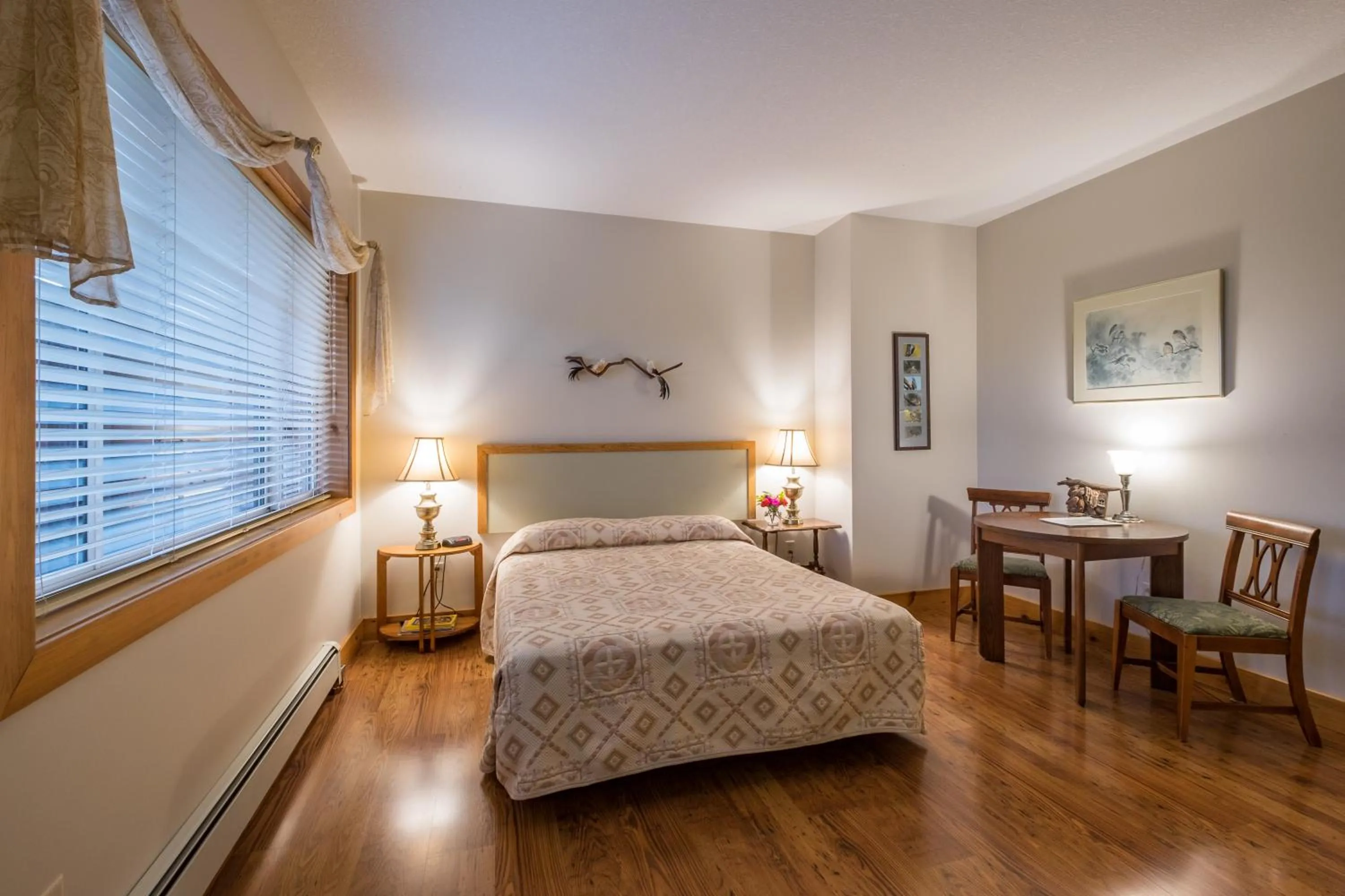 Bed in Kiwi Cove Lodge